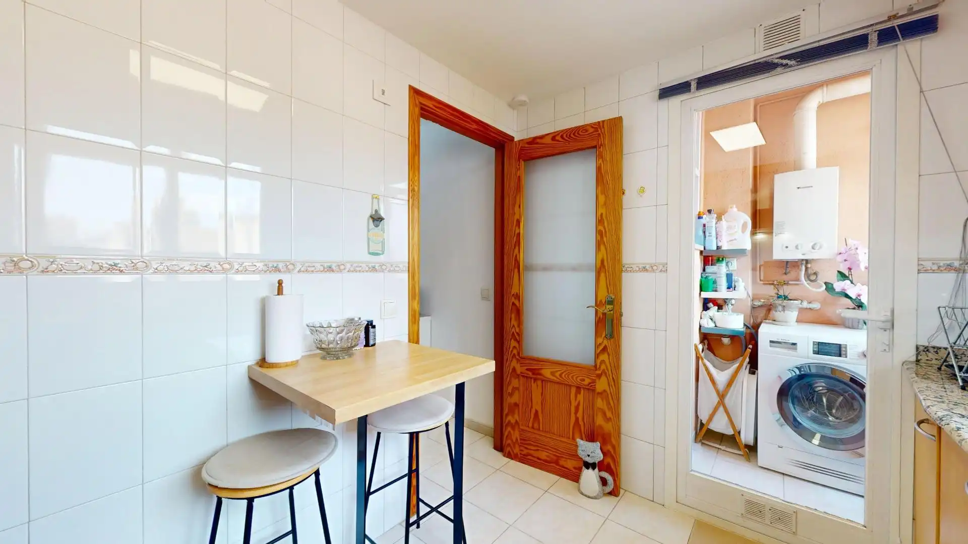 Cocina de Dúplex en venta en  Palma de Mallorca con Aire acondicionado, Terraza y Amueblado