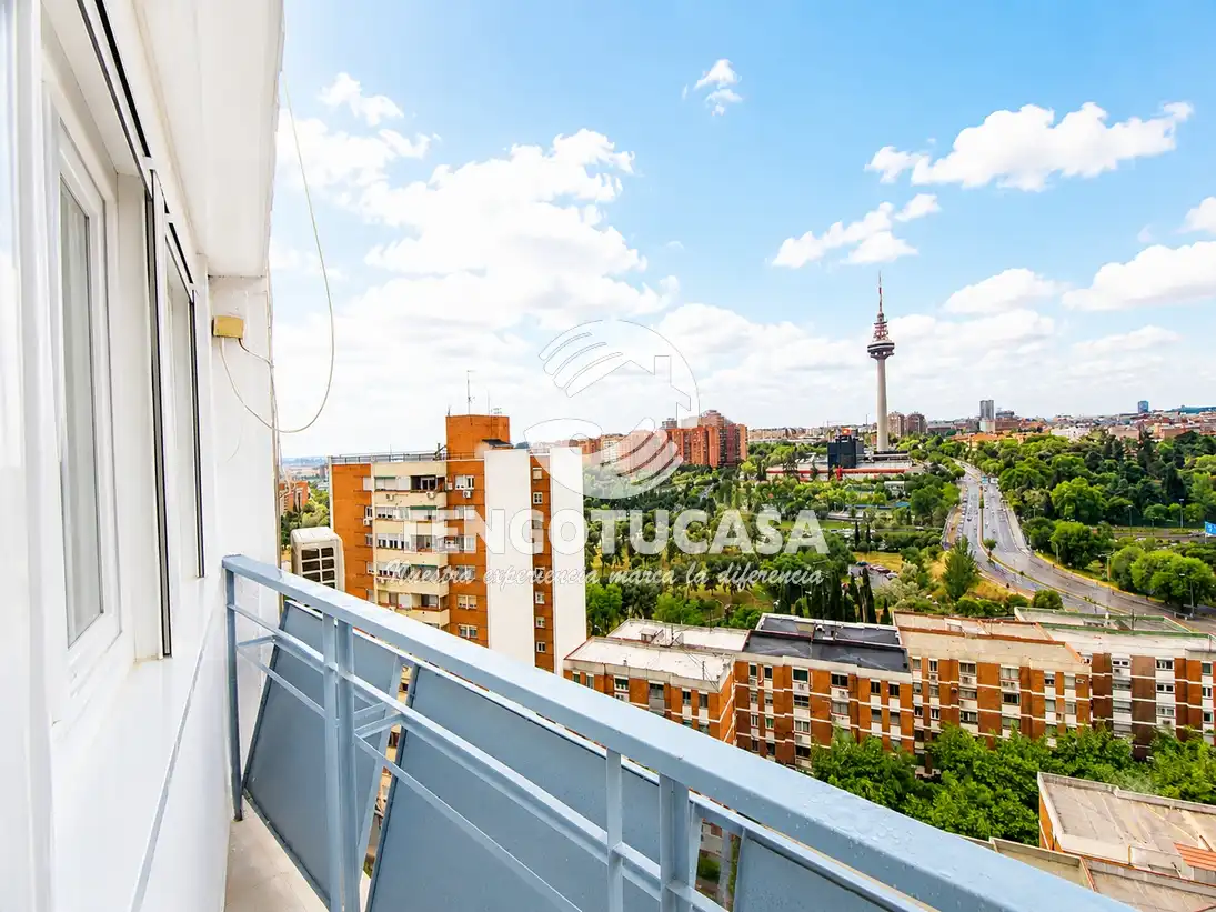 Terrasse von Wohnung zum Verkauf in Madrid mit Klimaanlage, Heizung und Parkett