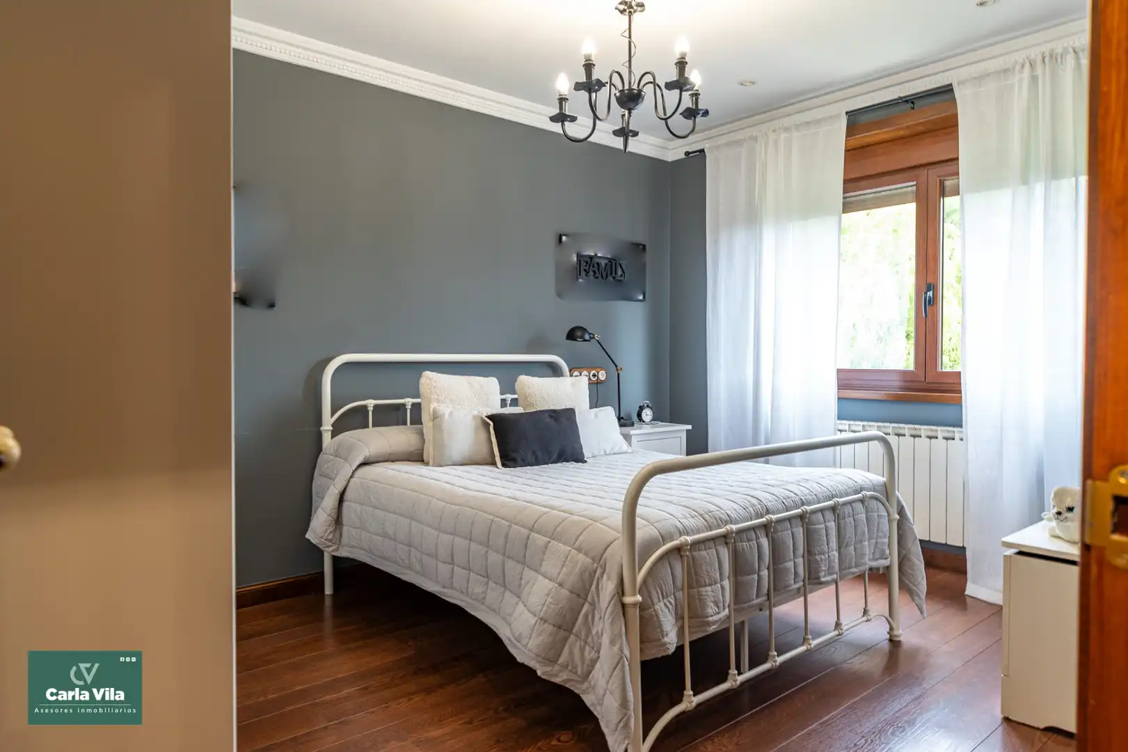 Bedroom of Houses for sale in Lugo  with Heating, Private garden and Parquet flooring