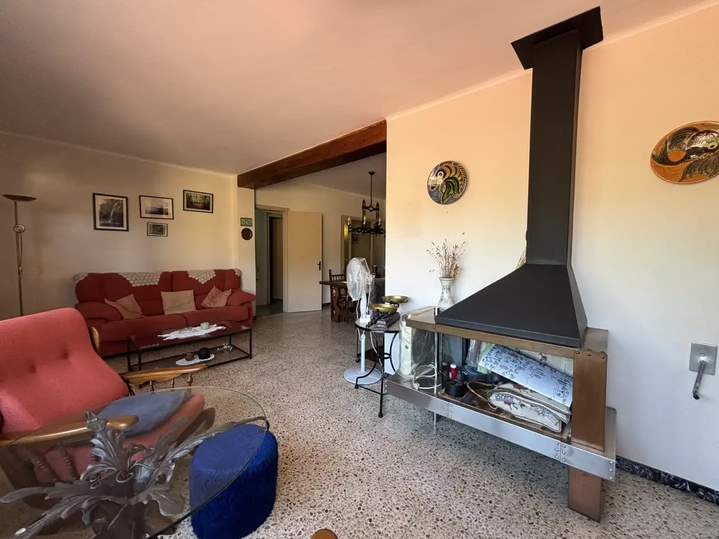 Sala de estar de Casa adosada en venta en Sant Feliu de Codines con Calefacción, Jardín privado y Terraza