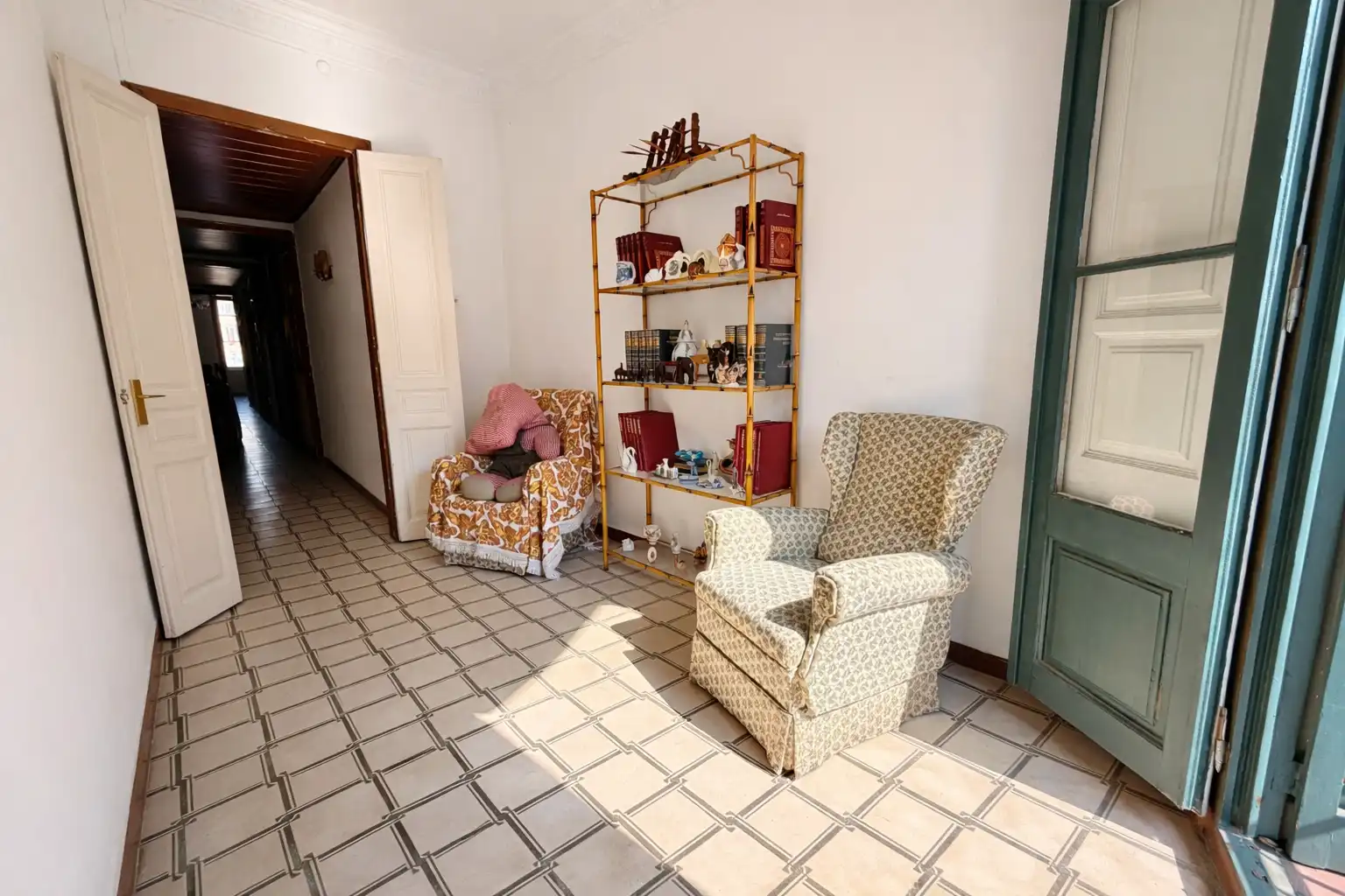 Sala de estar de Piso en venta en Barcelona con Balcón