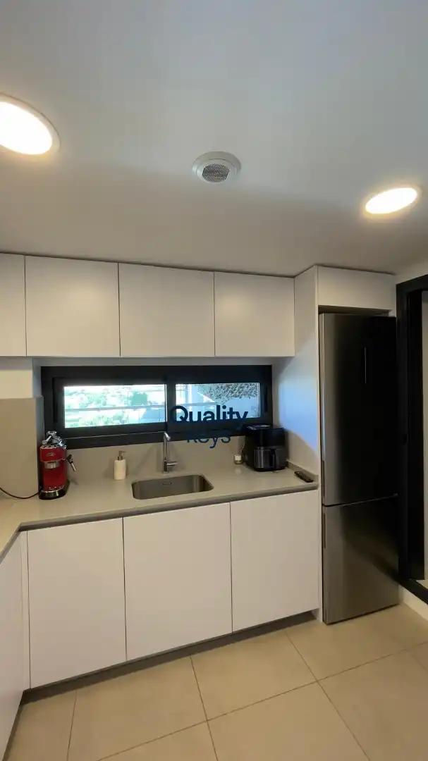 Kitchen of Flat for rent in Madrid  with Air Conditioner, Heating and Terrace