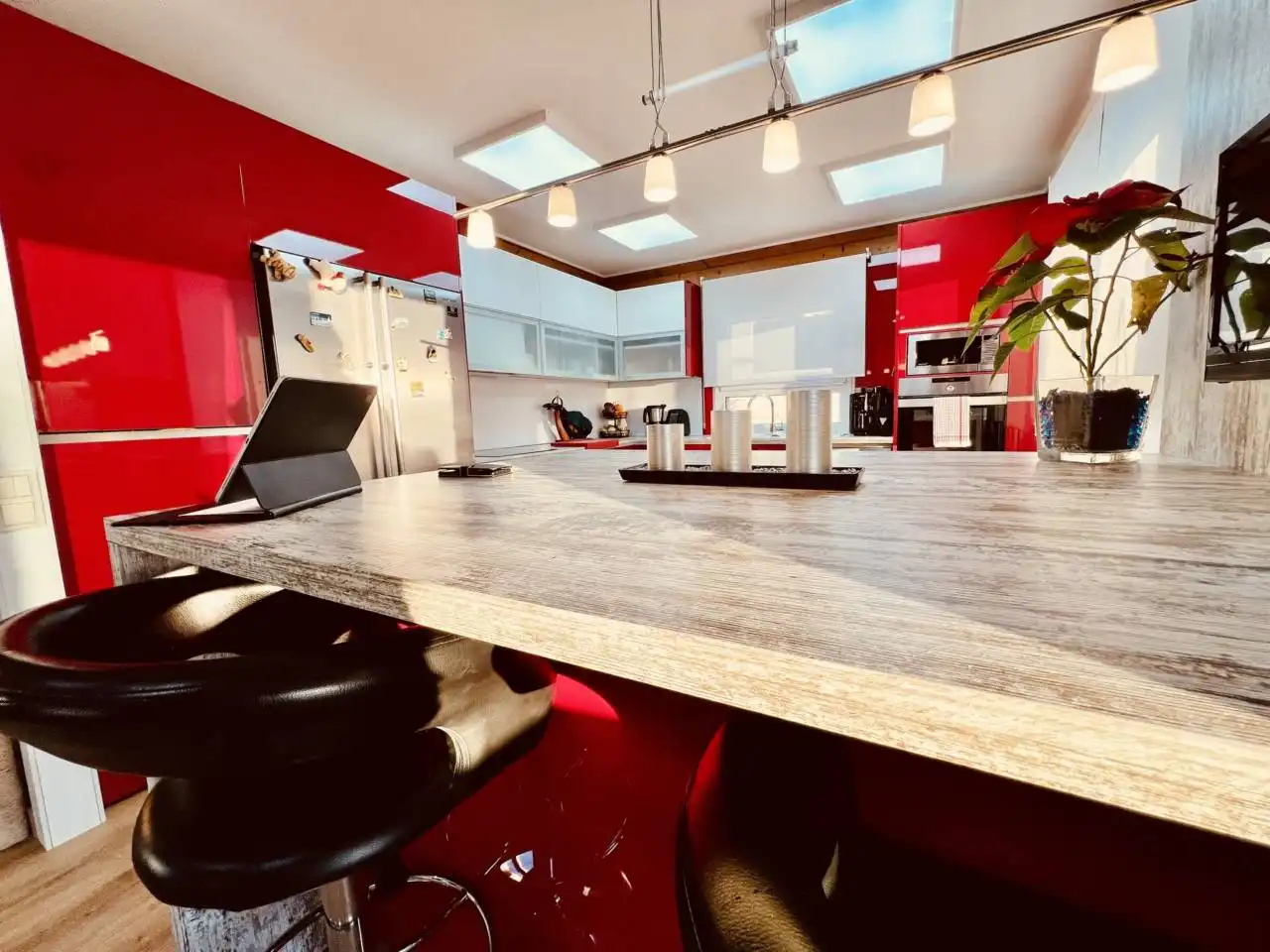 Cocina de Casa o chalet en venta en Caldes de Montbui con Calefacción, Jardín privado y Parquet