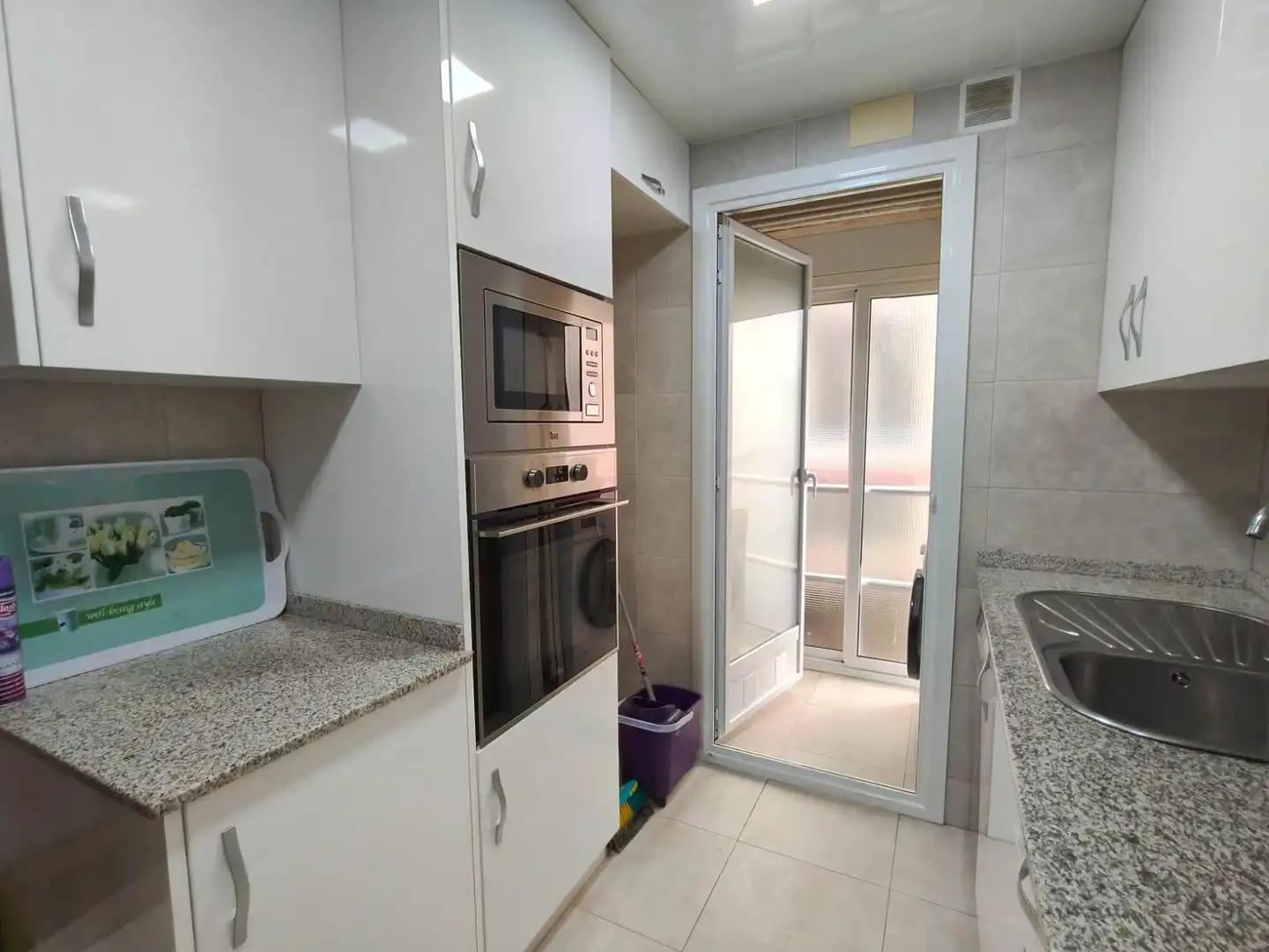 Kitchen of Flat for sale in Mollet del Vallès  with Heating, Parquet flooring and Balcony