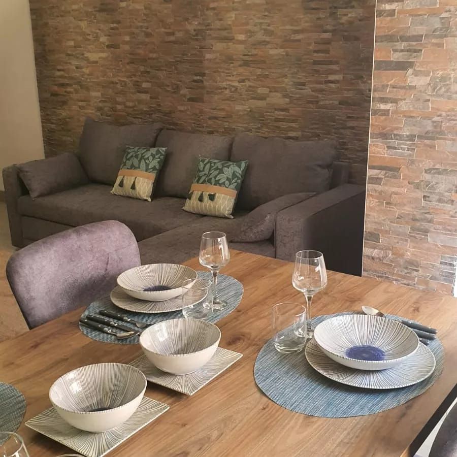 Menjador de Apartament de lloguer en Alicante / Alacant amb Aire condicionat, Calefacció i Moblat