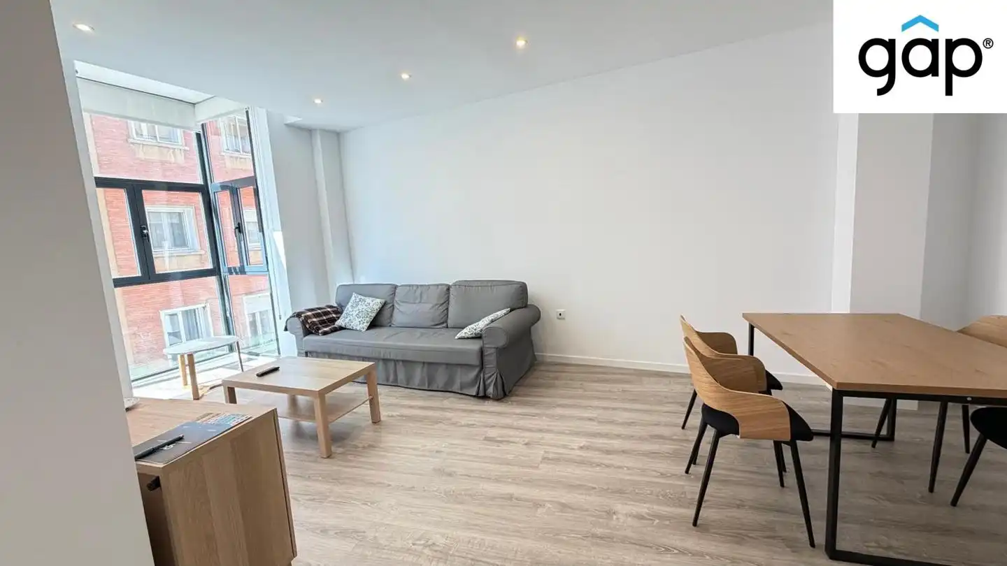Living room of Flat for sale in Cuenca  with Heating, Swimming Pool and Furnished