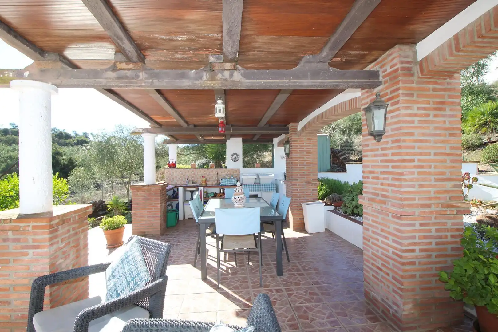Terraza de Casa o chalet en venta en Almogía con Aire acondicionado, Calefacción y Jardín privado