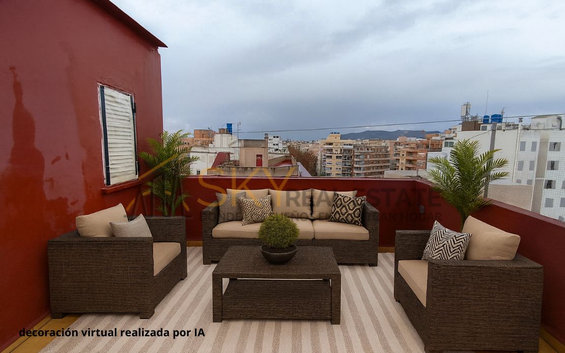 Terrace of Duplex for sale in  Palma de Mallorca  with Terrace and Furnished