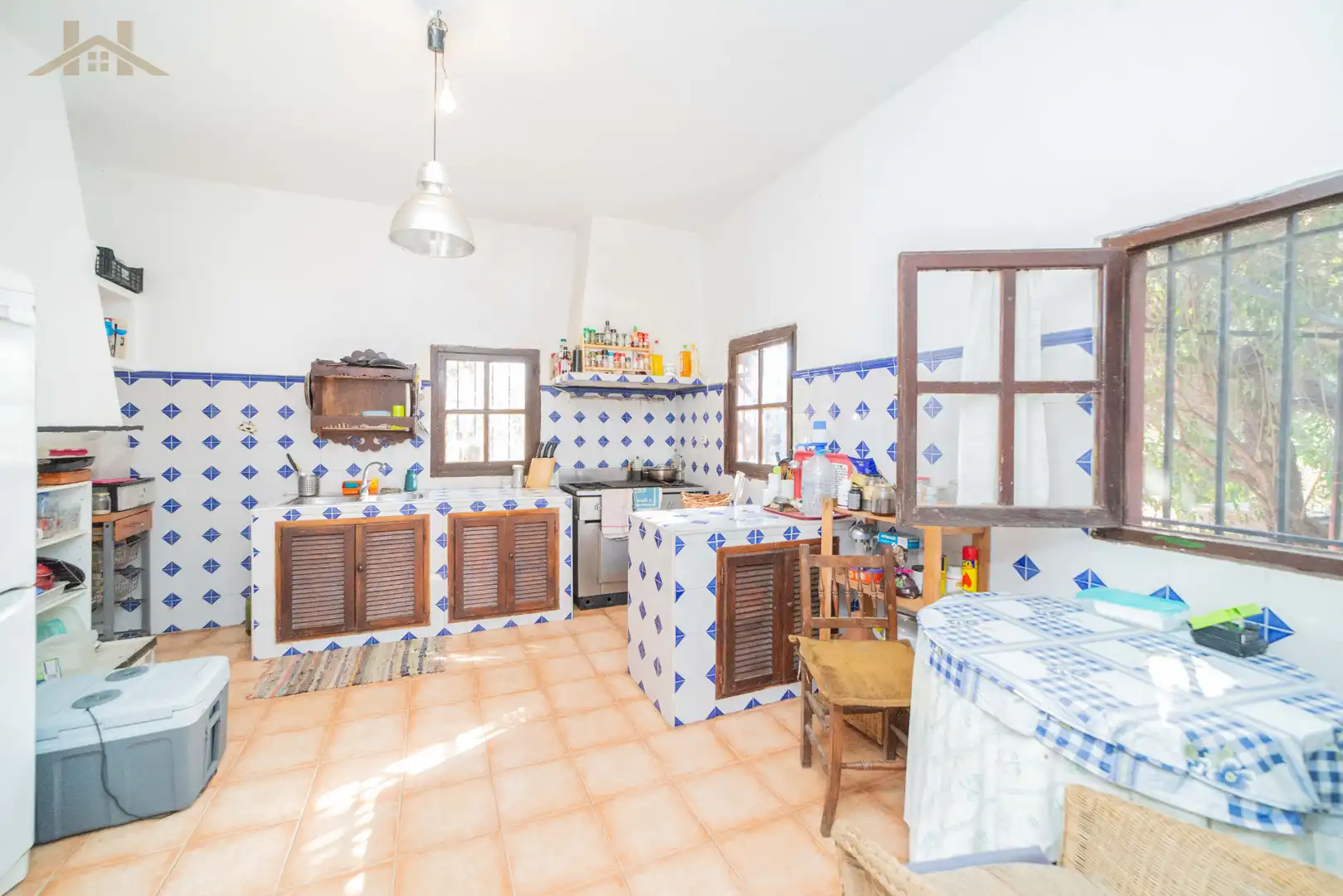 Cocina de Finca rústica en venta en Brunete con Jardín privado, Trastero y Piscina