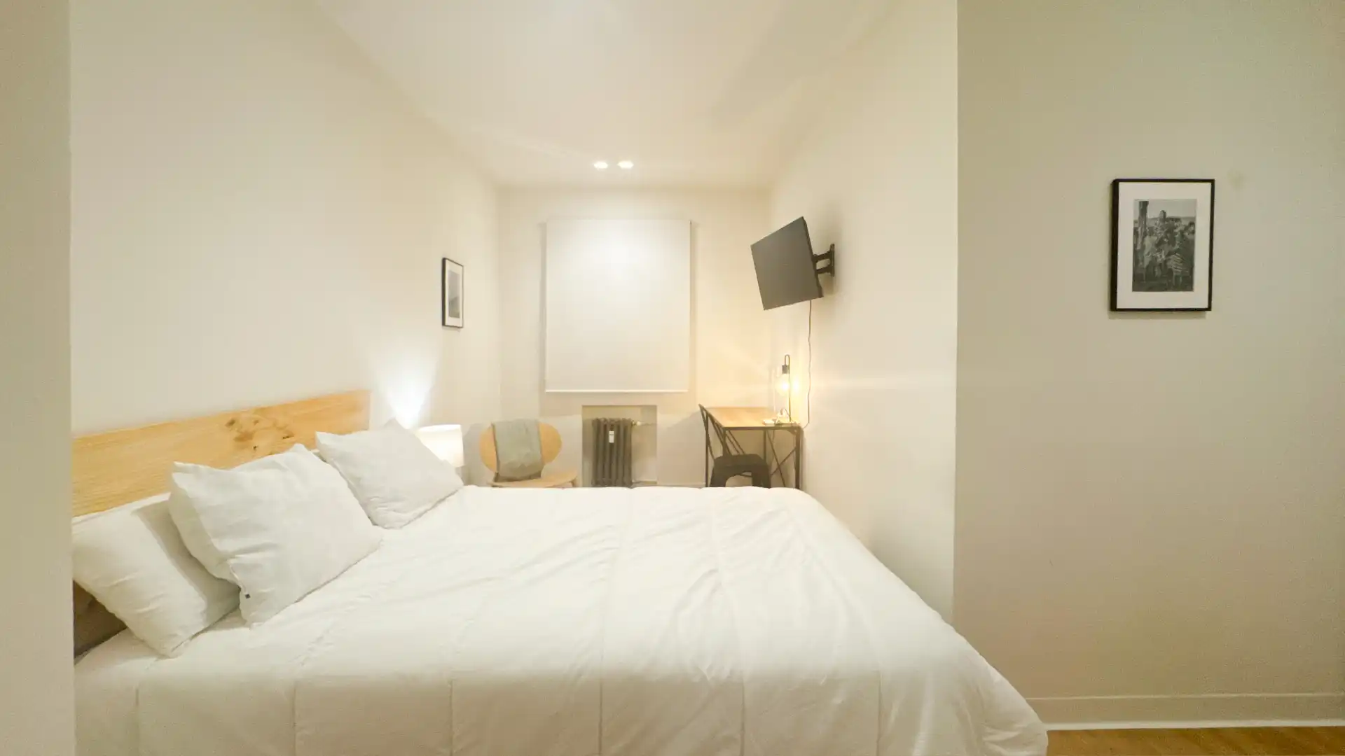 Dormitori de Casa o xalet per a compartir en Madrid amb Aire condicionat, Calefacció i Moblat
