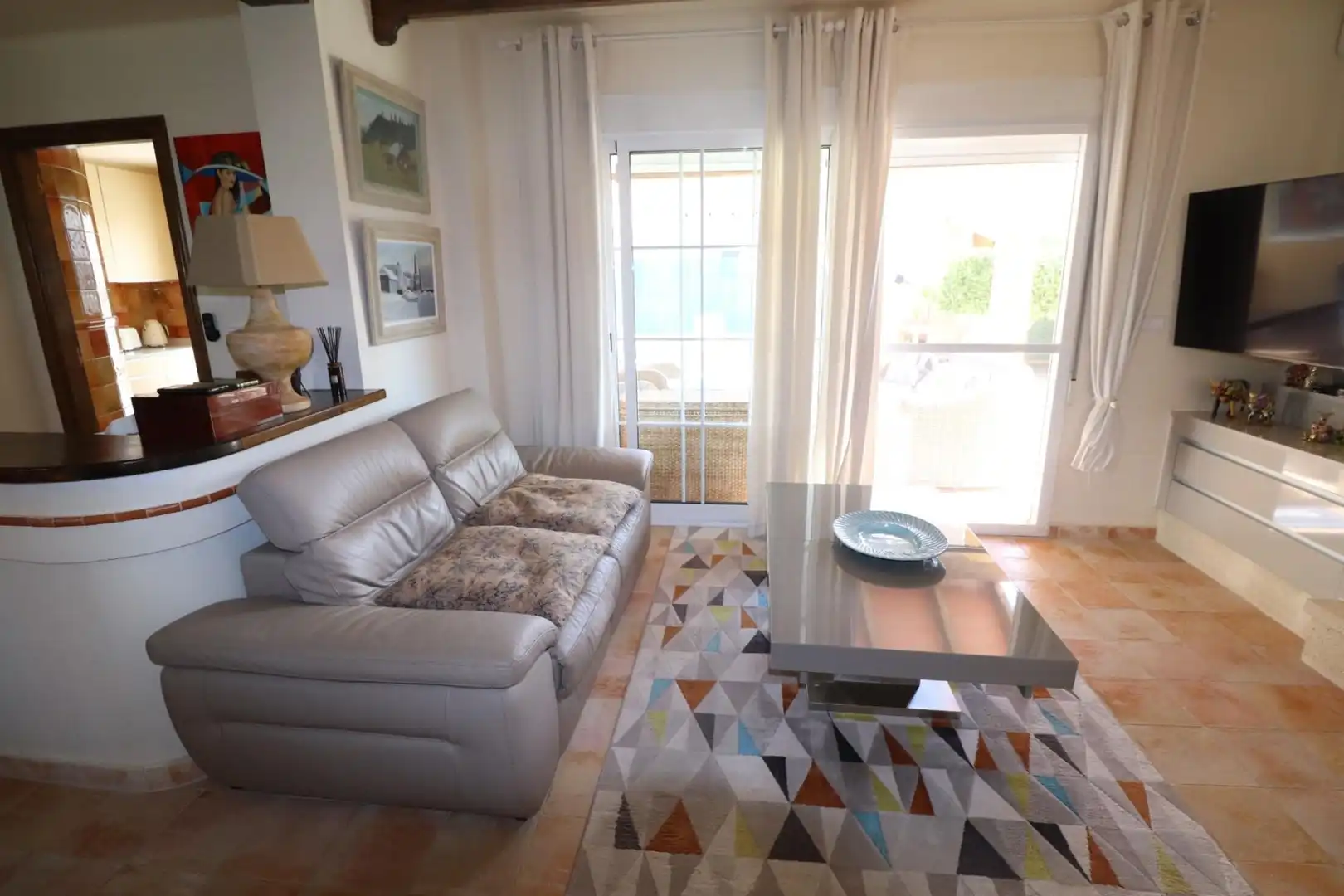 Sala d'estar de Casa o xalet en venda en Fortuna amb Aire condicionat, Calefacció i Jardí privat