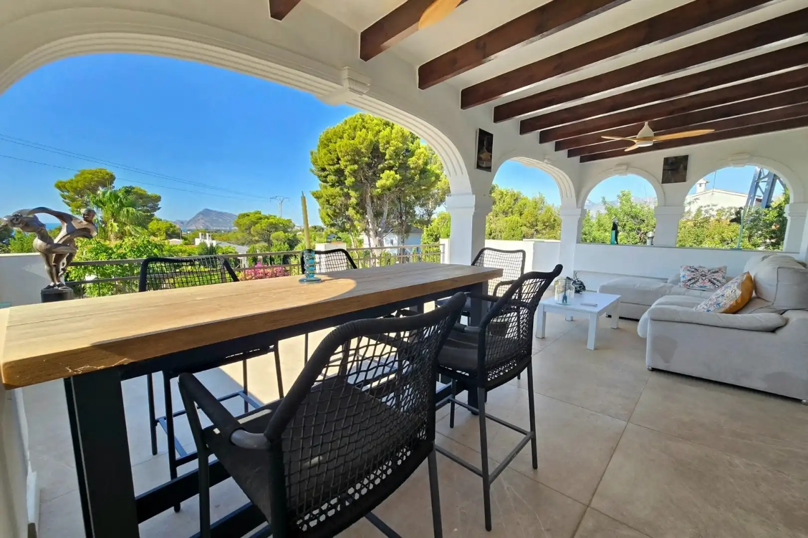 Terraza de Casa o chalet en venta en Altea con Aire acondicionado, Calefacción y Jardín privado