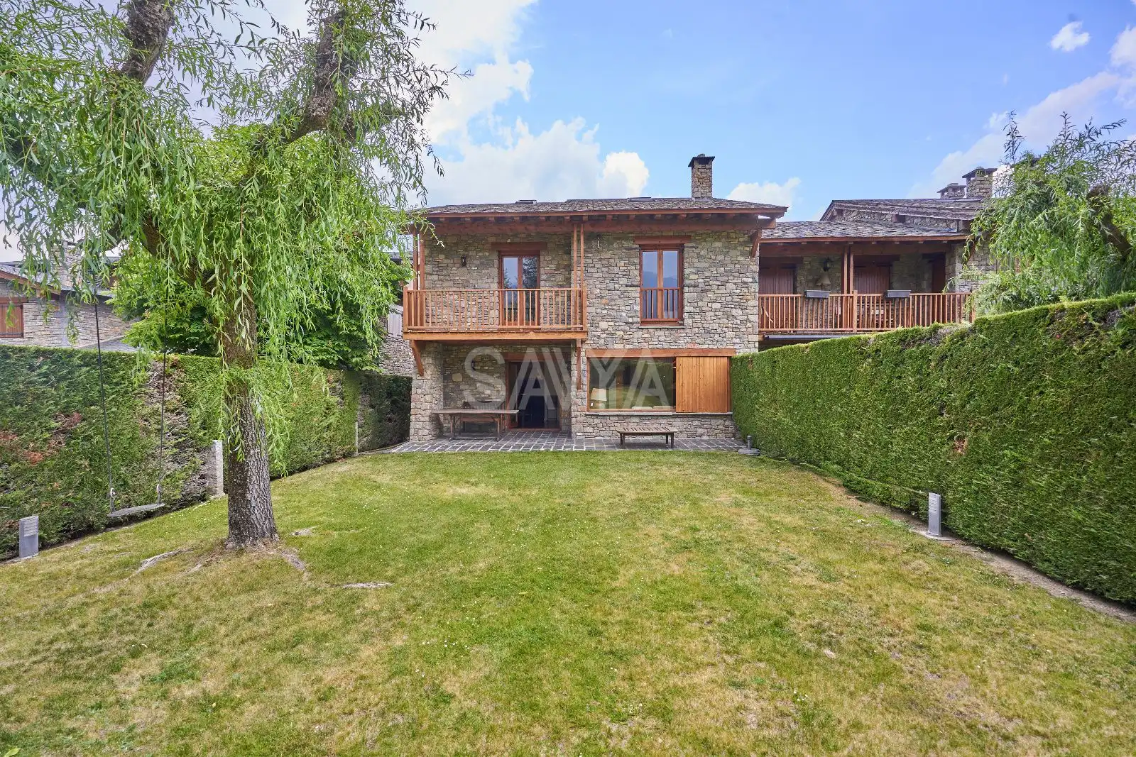 Vista exterior de Casa o xalet en venda en Prats i Sansor amb Calefacció, Jardí privat i Terrassa