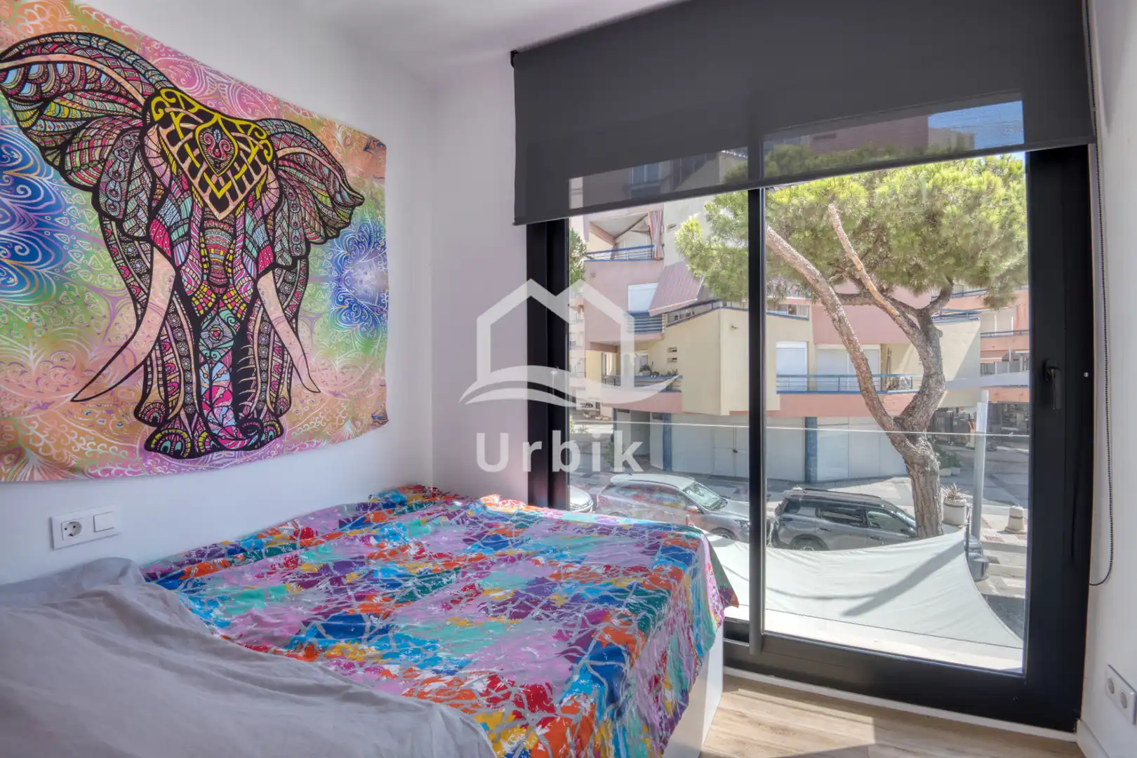 Schlafzimmer von Einfamilien-Reihenhaus zum Verkauf in Castell d'Aro, Platja d'Aro i s'Agaró mit Klimaanlage, Heizung und Terrasse