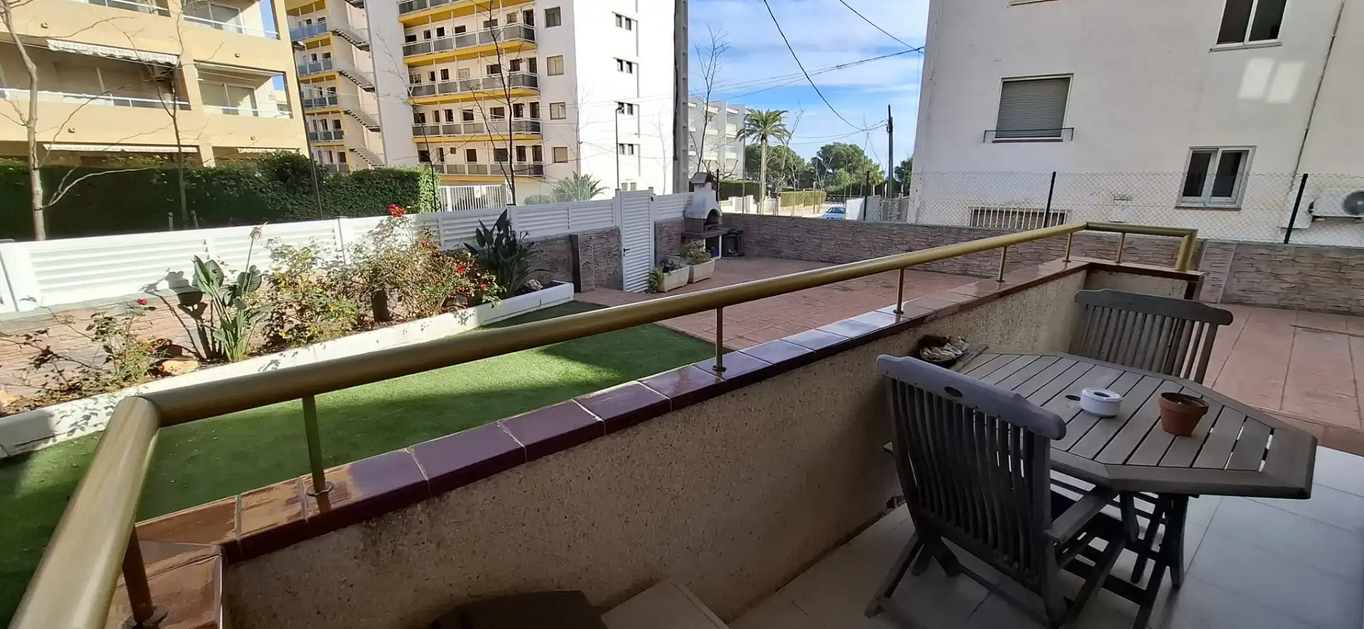 Terraza de Apartamento en venta en Mont-roig del Camp con Aire acondicionado, Jardín privado y Terraza