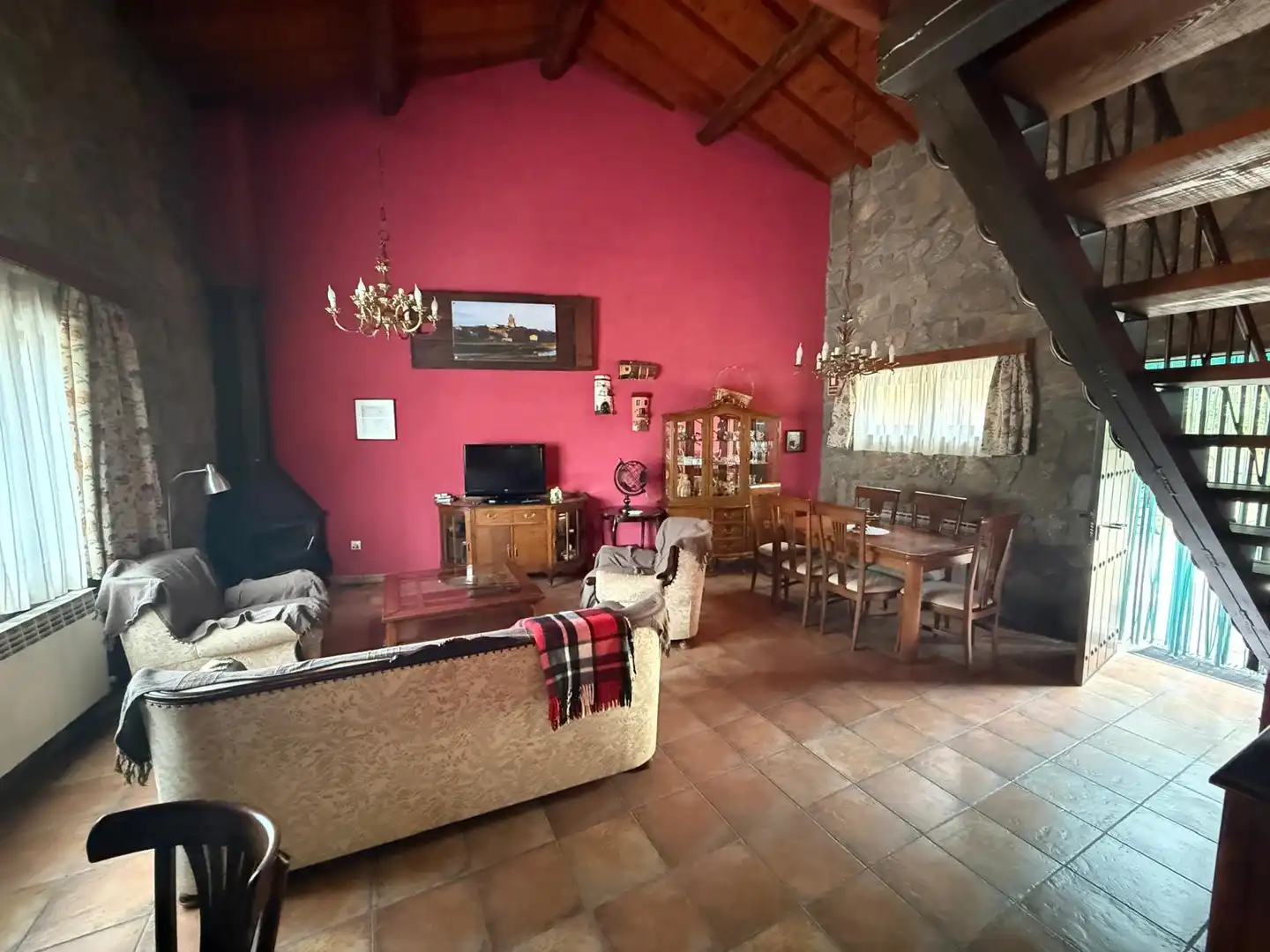 Sala de estar de Casa adosada en venta en La Torre con Calefacción, Jardín privado y Terraza