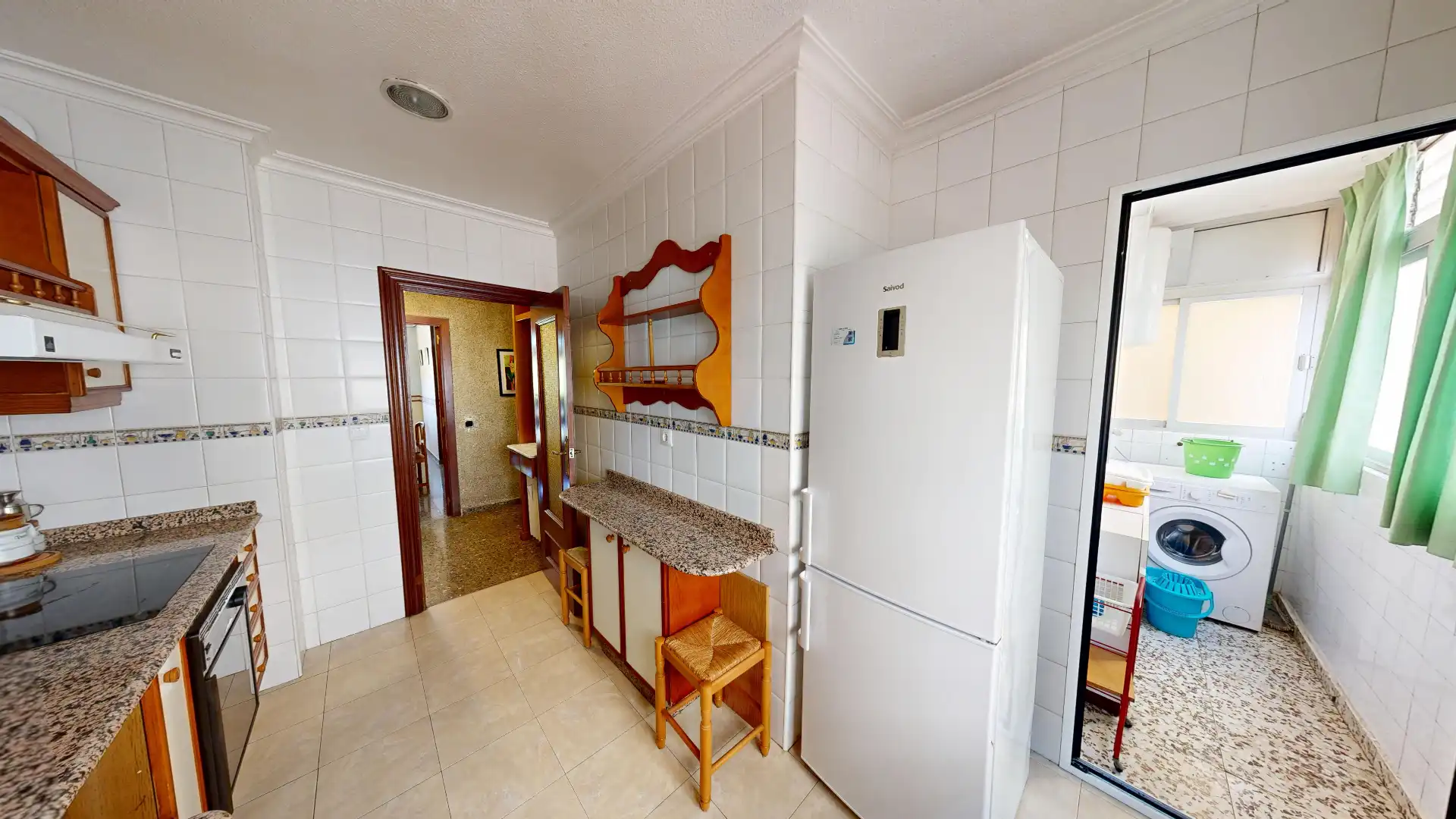 Kitchen of Flat for sale in Albacete  with Air Conditioner, Heating and Furnished