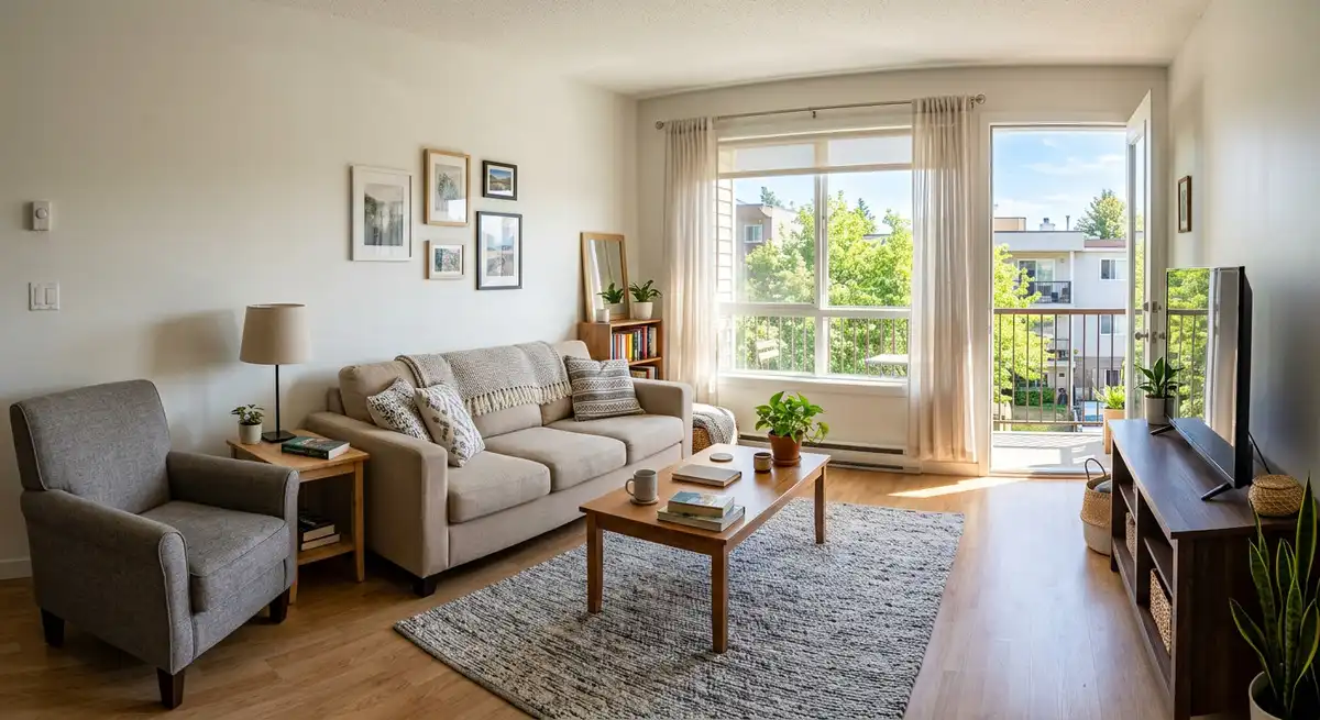 Sala de estar de Casa adosada en venta en Madrid con Calefacción y Jardín privado