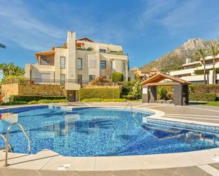 Garden of Attic to rent in Marbella  with Air Conditioner, Terrace and Storage room