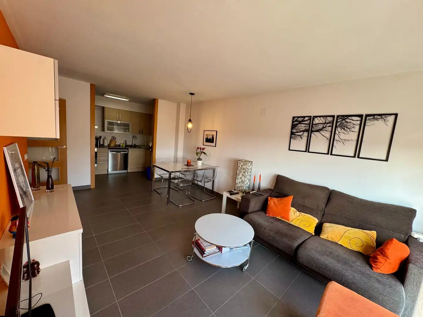 Sala de estar de Piso en venta en Badalona con Aire acondicionado, Calefacción y Terraza