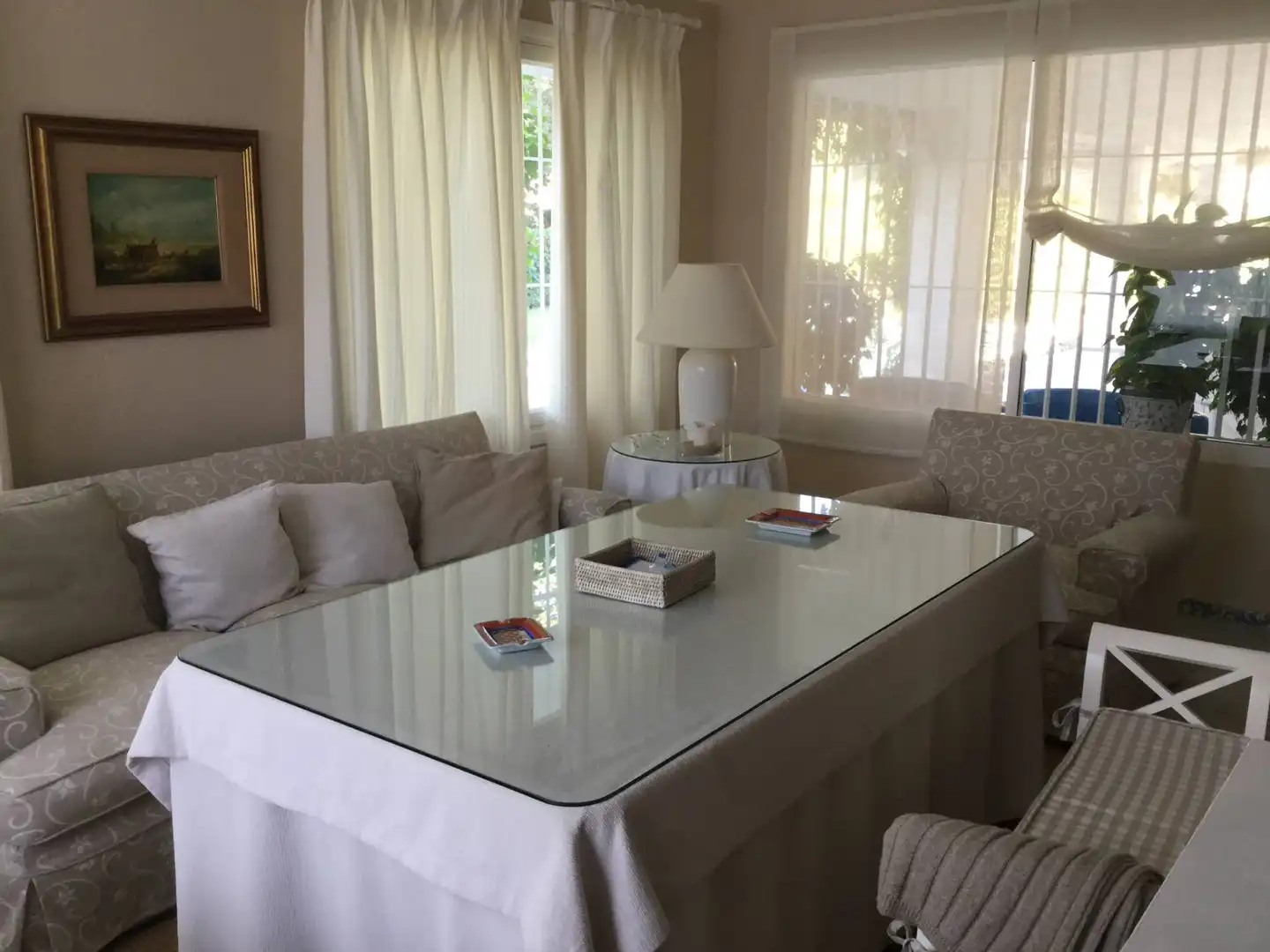 Dining room of Houses for sale in El Puerto de Santa María  with Air Conditioner, Private garden and Storage room