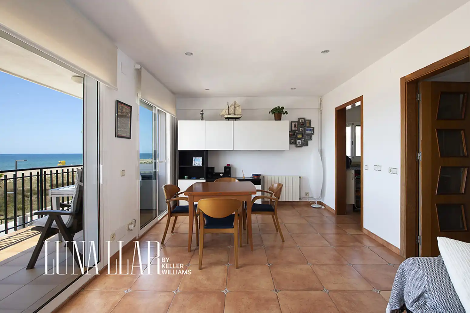 Dining room of Flat for sale in Castelldefels  with Terrace, Swimming Pool and Community pool