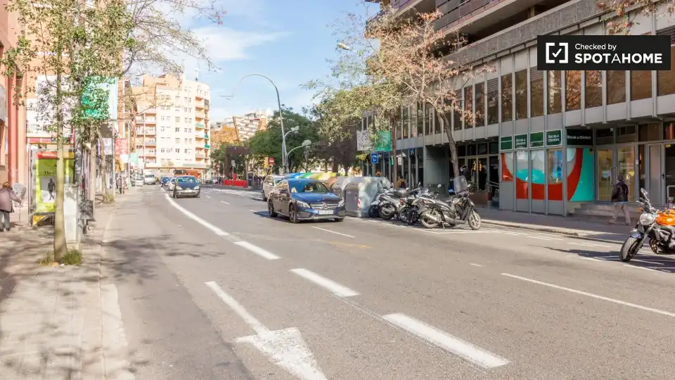 Vista exterior de Pis de lloguer en Barcelona amb Aire condicionat, Calefacció i Moblat