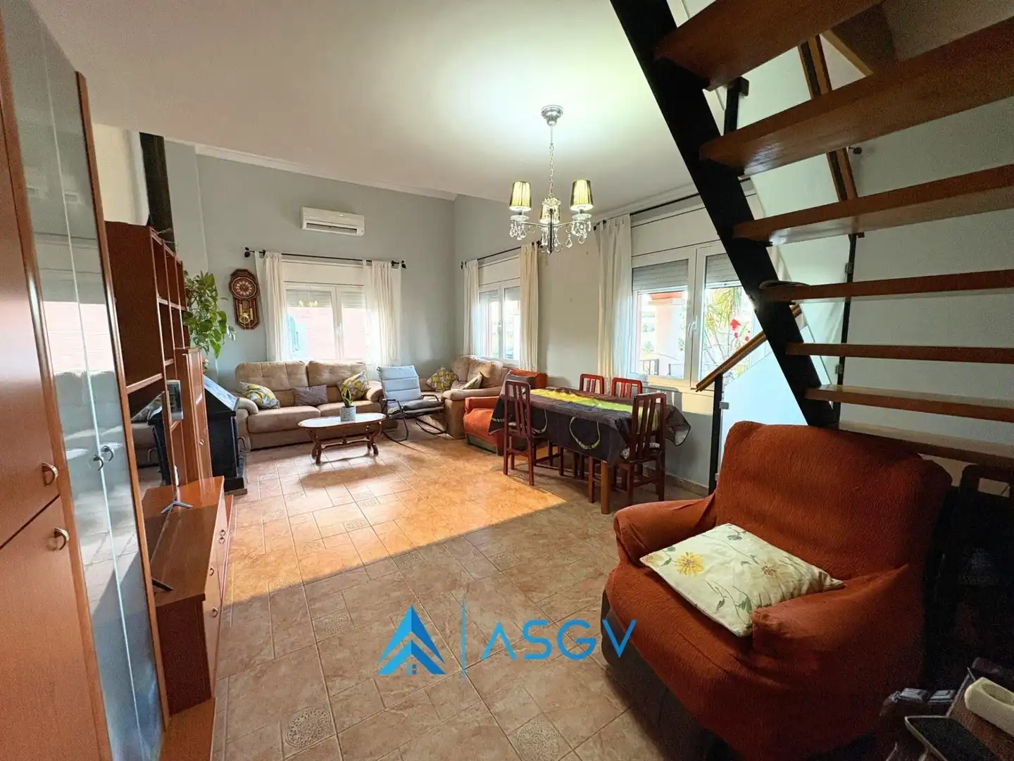 Living room of Houses for sale in Piera  with Air Conditioner, Private garden and Terrace