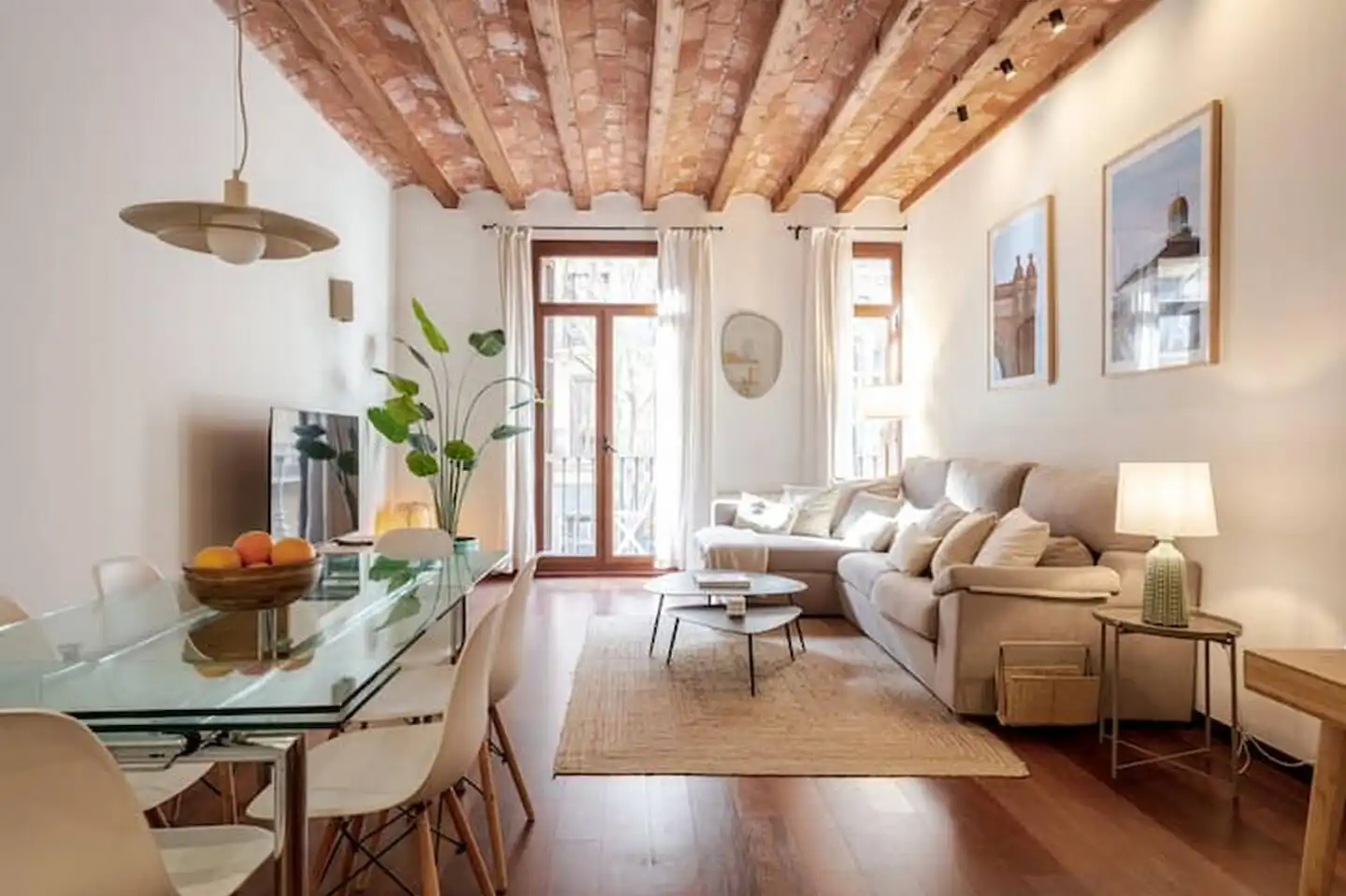 Sala de estar de Piso de alquiler en Barcelona
