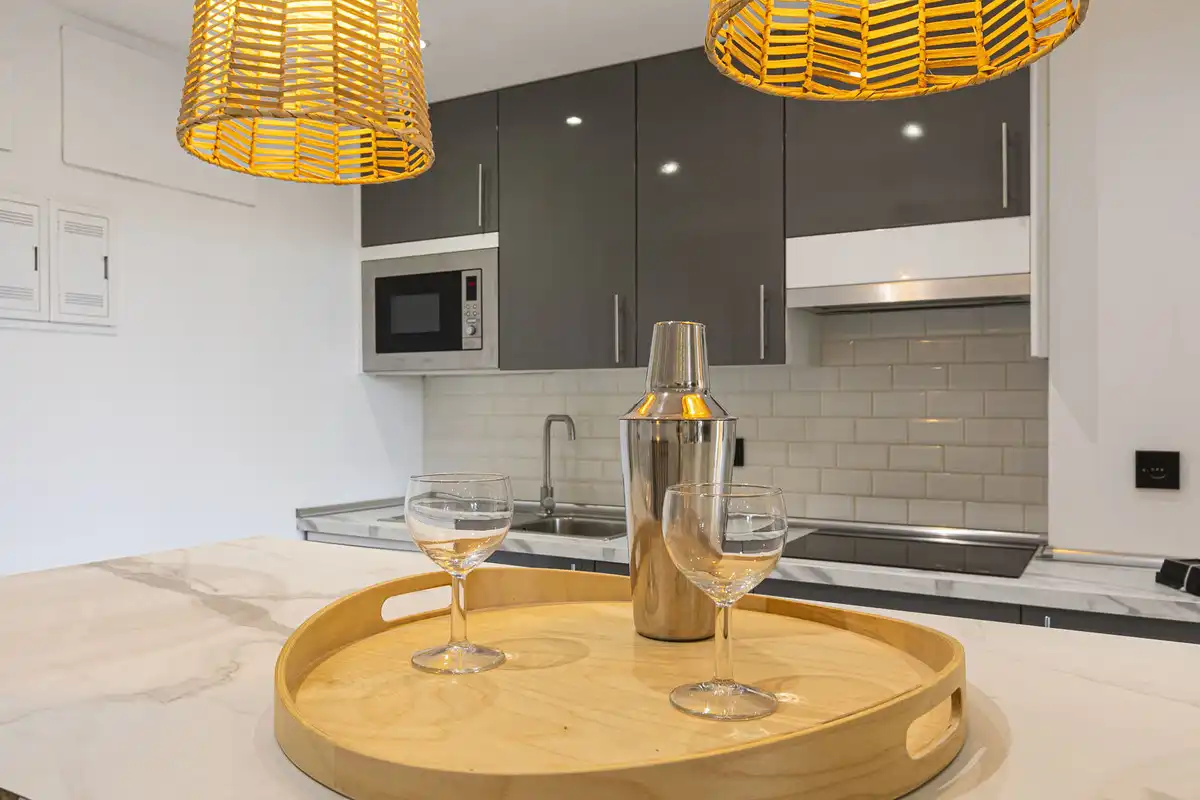 Kitchen of Apartments for sale in Marbella  with Air Conditioner, Heating and Terrace