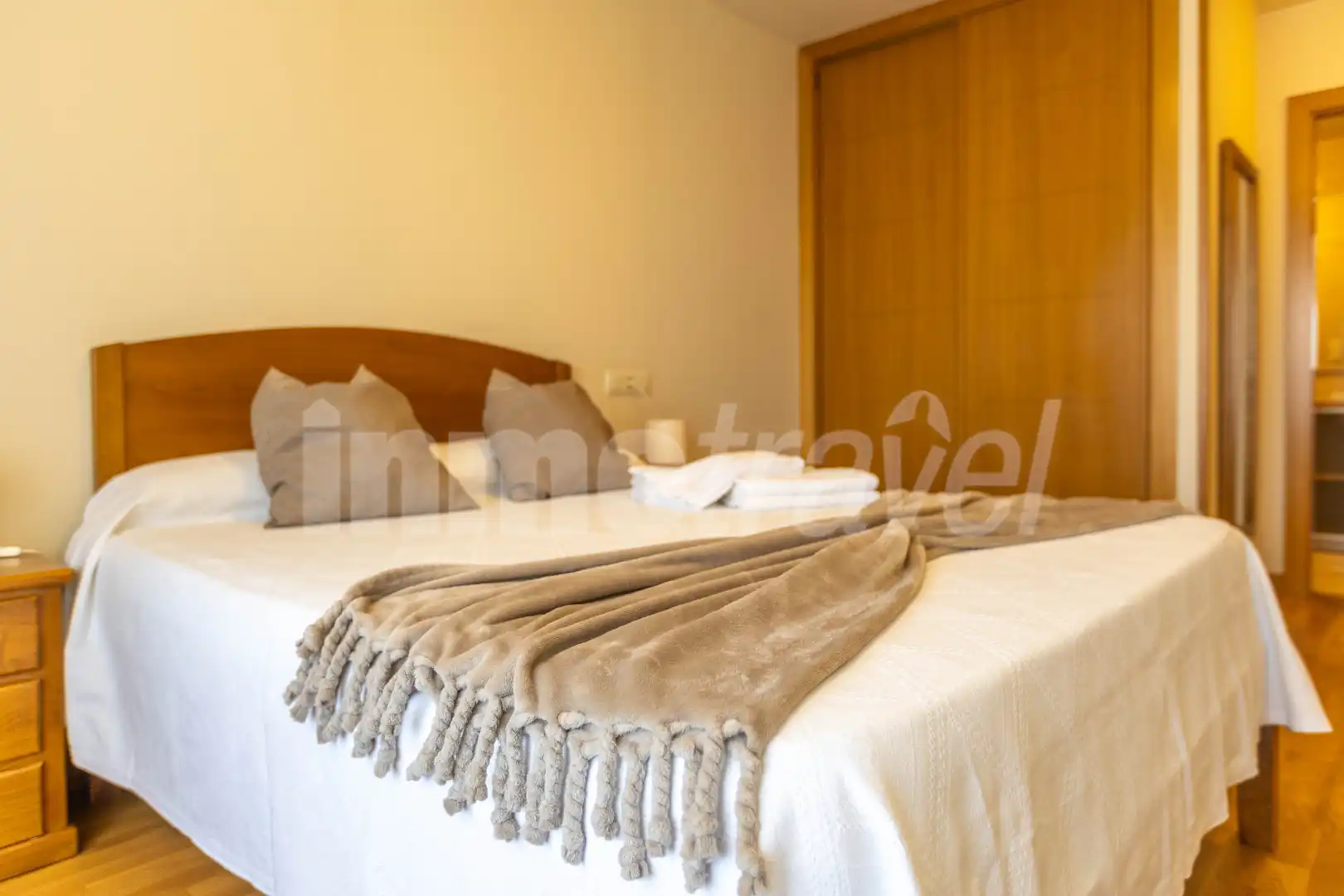 Dormitori de Apartament en venda en Sanxenxo amb Calefacció, Parquet i Terrassa