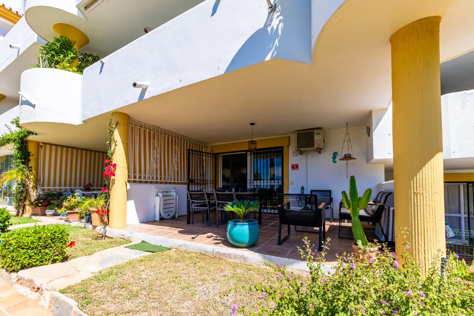 Terrassa de Planta baixa en venda en Mijas amb Aire condicionat, Terrassa i Piscina
