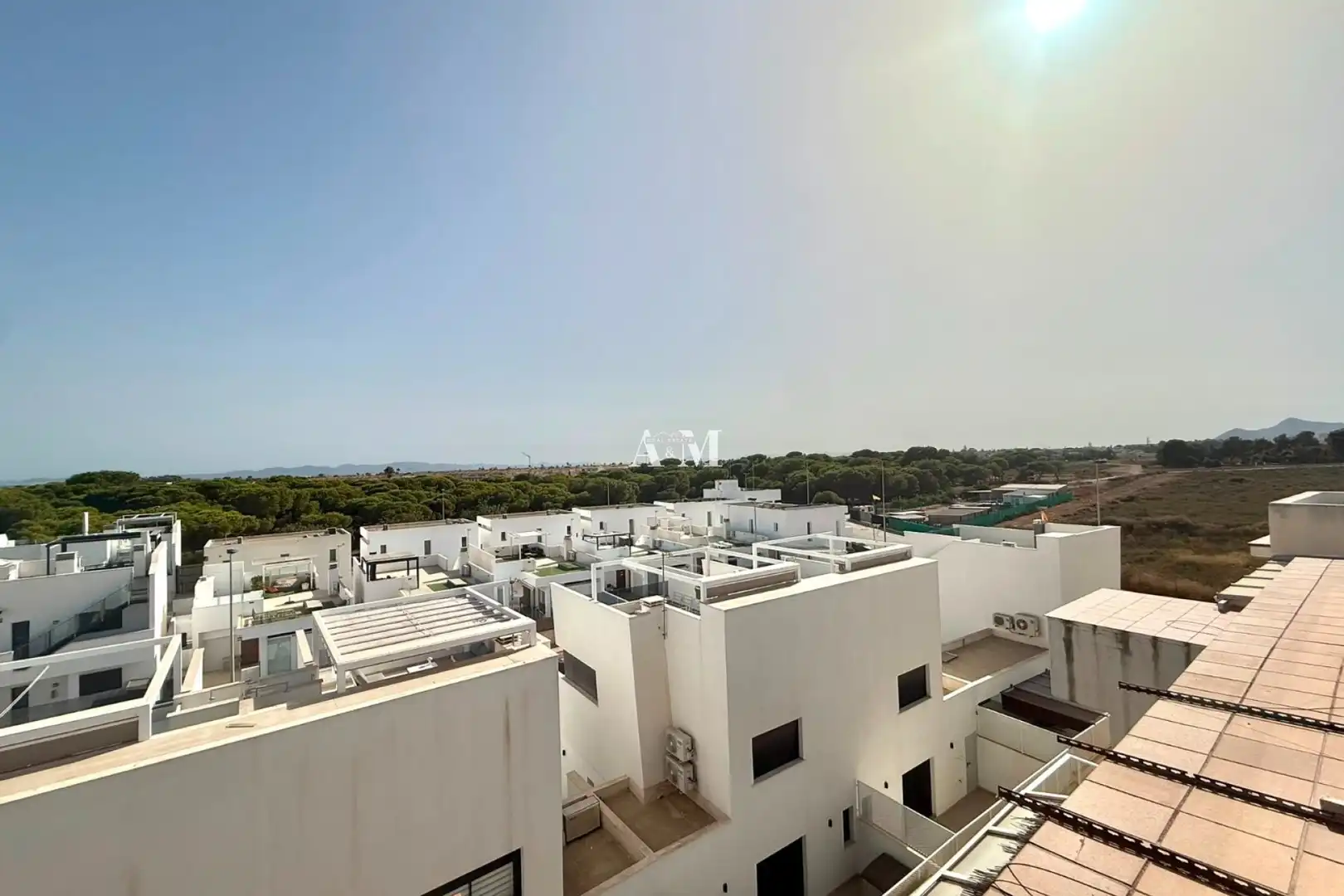 Außenansicht von Wohnung zur Miete in San Javier mit Heizung, Terrasse und Schwimmbad