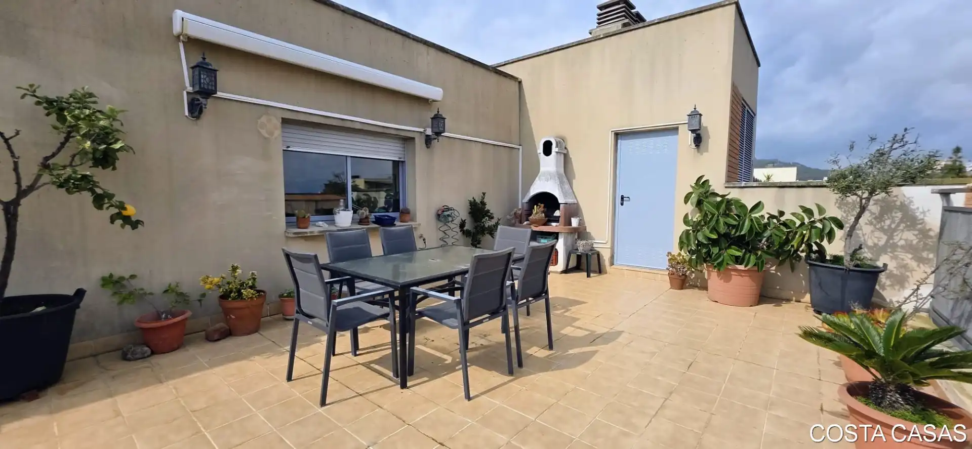 Terrace of Duplexes for sale in Castelldefels  with Air Conditioner, Heating and Parquet flooring