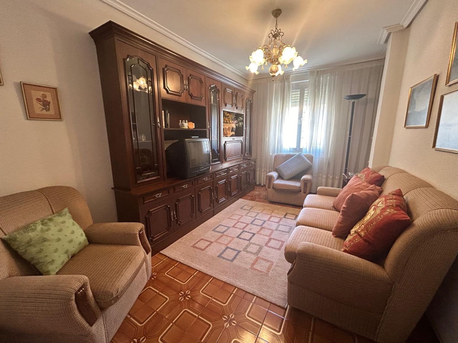 Living room of Flat for sale in  Logroño  with Heating and Balcony