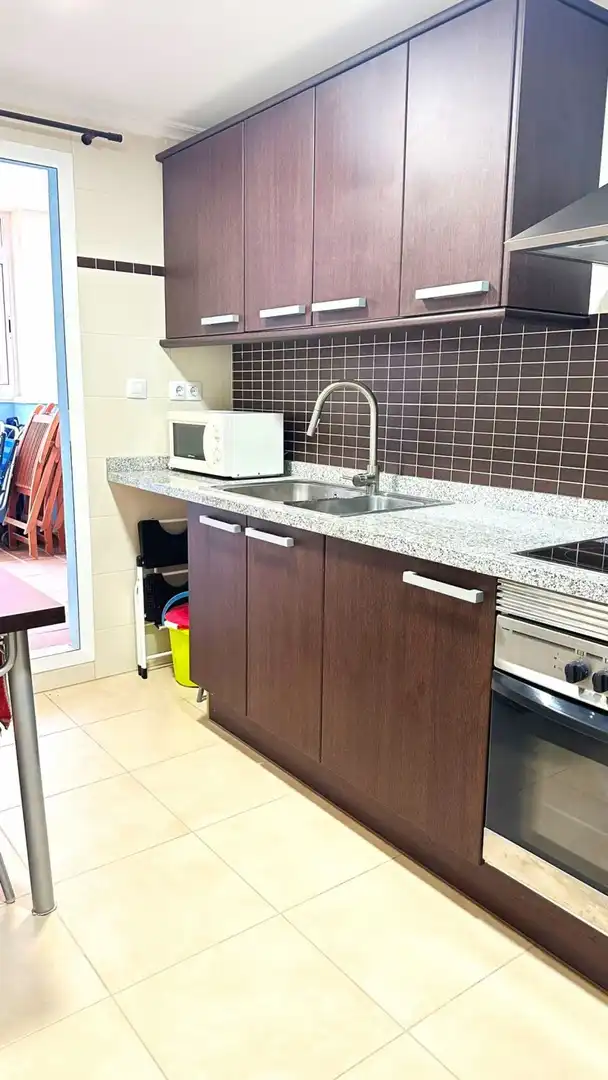 Küche von Wohnung zur Miete in Canet d'En Berenguer mit Privatgarten, Terrasse und Möbliert