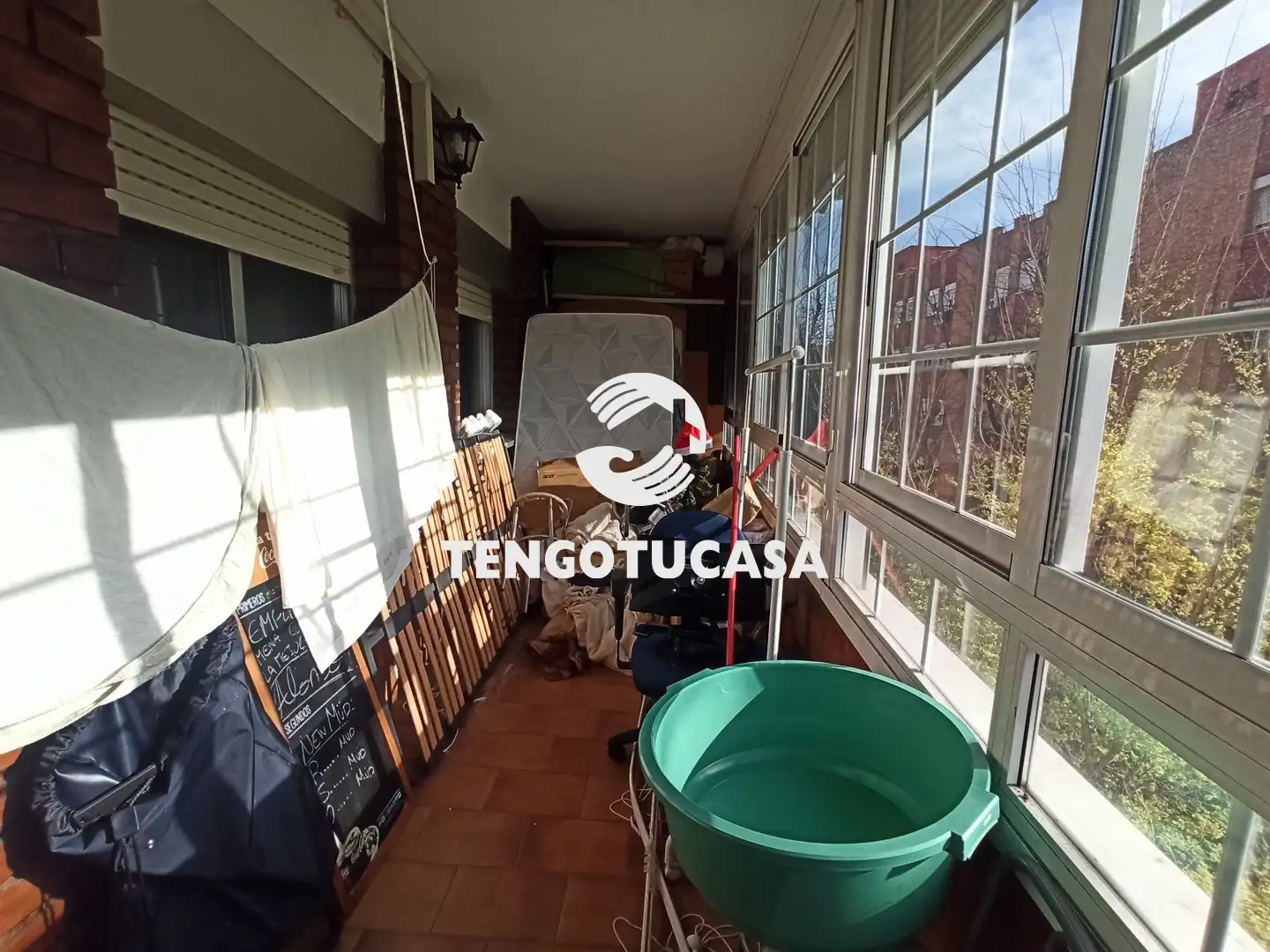Terraza de Piso de alquiler en Madrid con Aire acondicionado, Calefacción y Amueblado