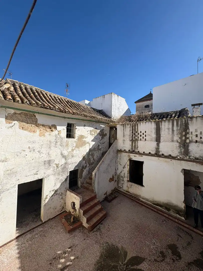 Vista exterior de Casa adosada en venta en Carmona con Terraza