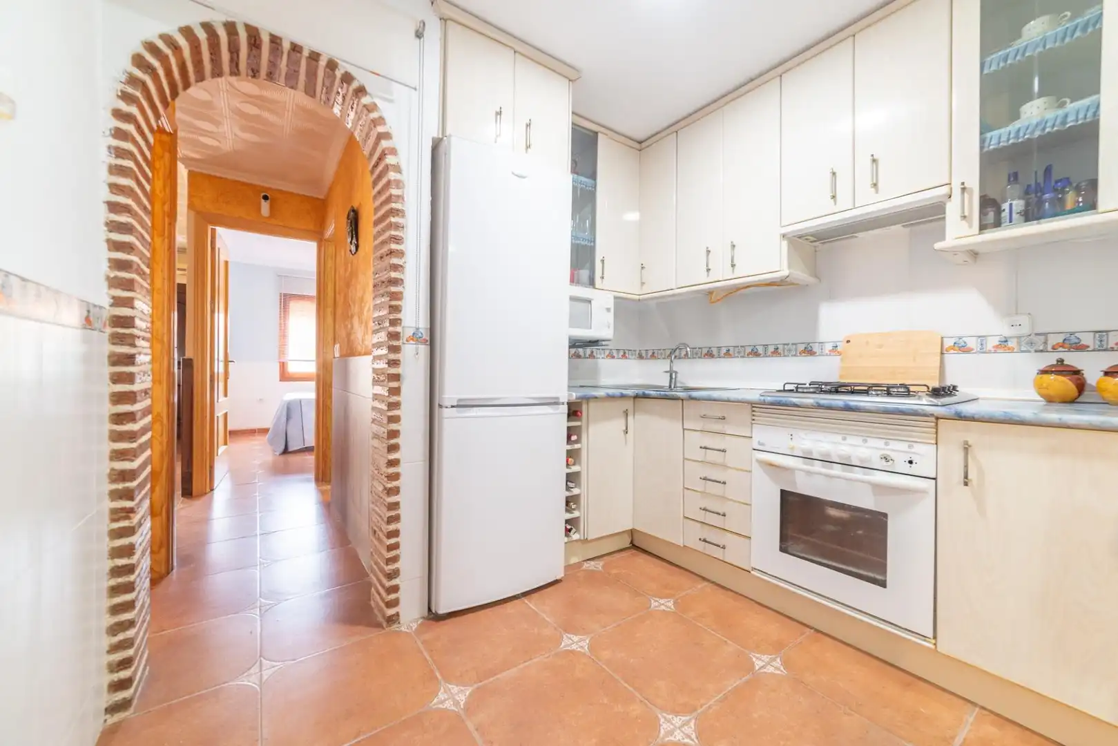 Cocina de Casa adosada en venta en San Javier con Jardín privado, Trastero y Amueblado