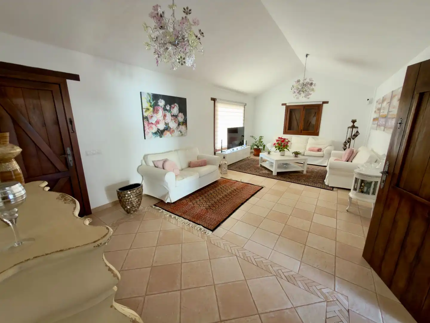 Sala de estar de Finca rústica en venta en Tuineje con Piscina