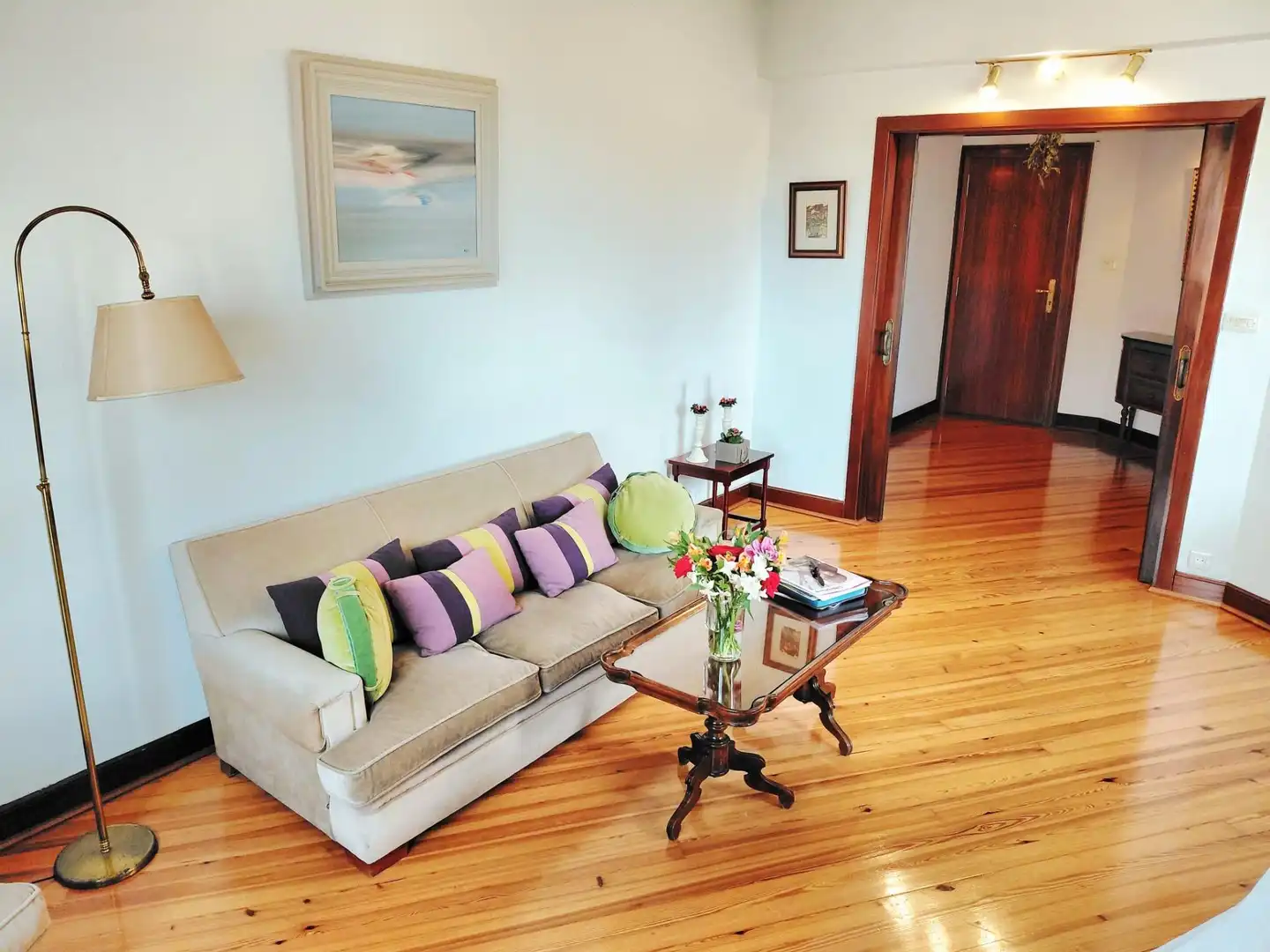 Sala de estar de Piso en venta en Getxo  con Calefacción, Terraza y Trastero