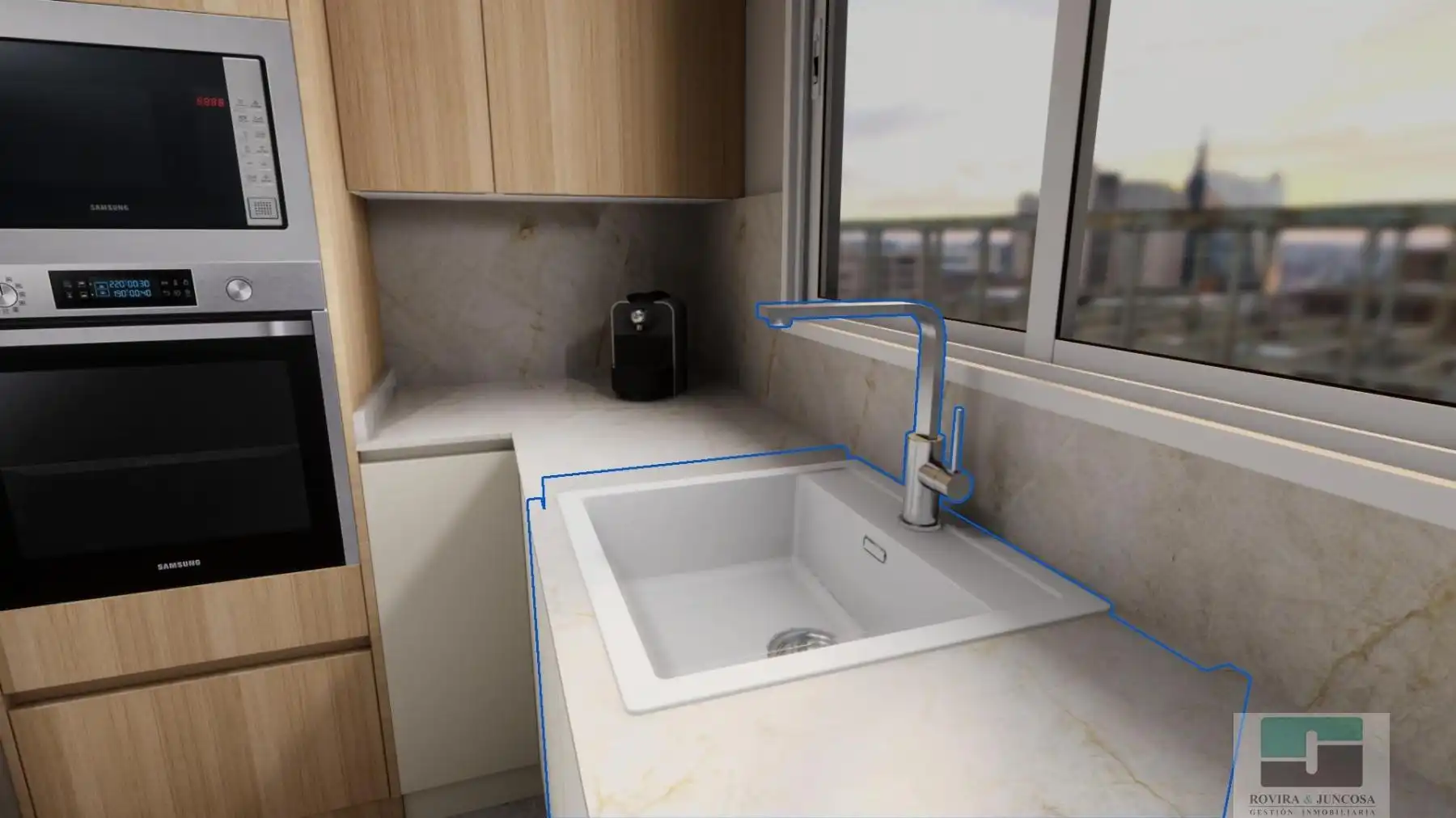 Kitchen of Houses for rent in Castelldefels  with Air Conditioner, Heating and Parquet flooring