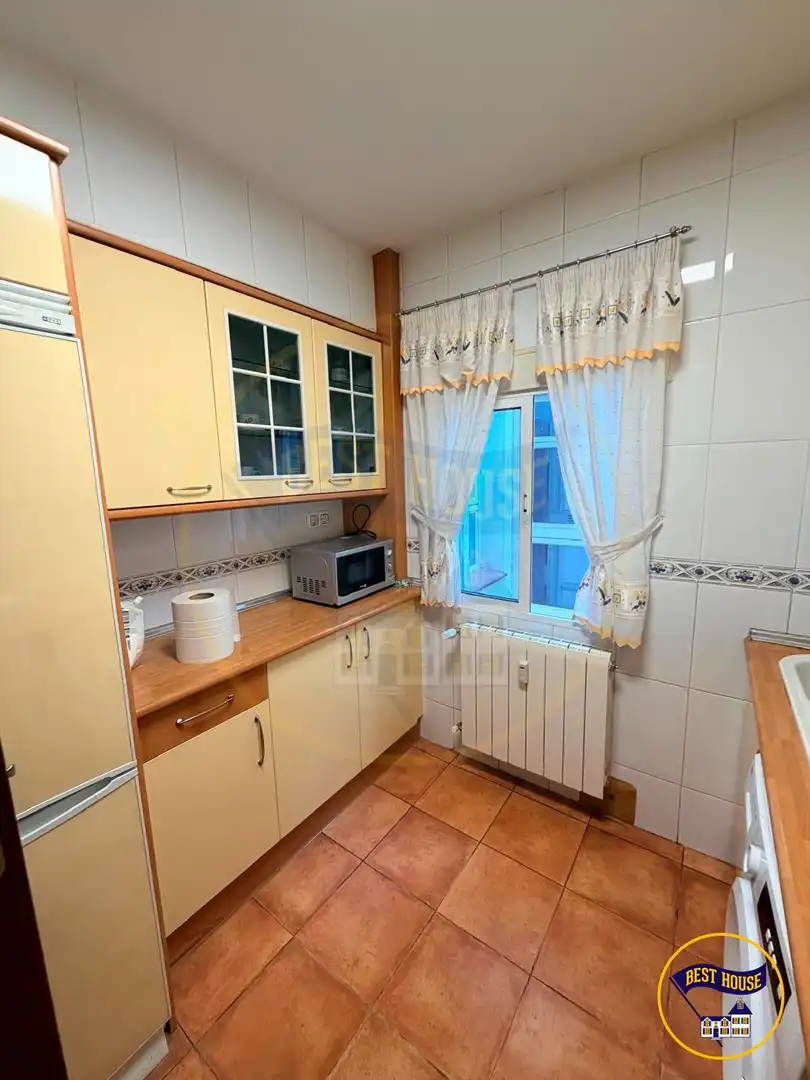 Kitchen of Flat for share in Cuenca  with Heating, Terrace and Furnished