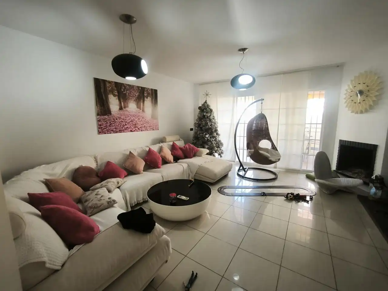Living room of Houses for rent in Benalmádena  with Air Conditioner, Private garden and Terrace