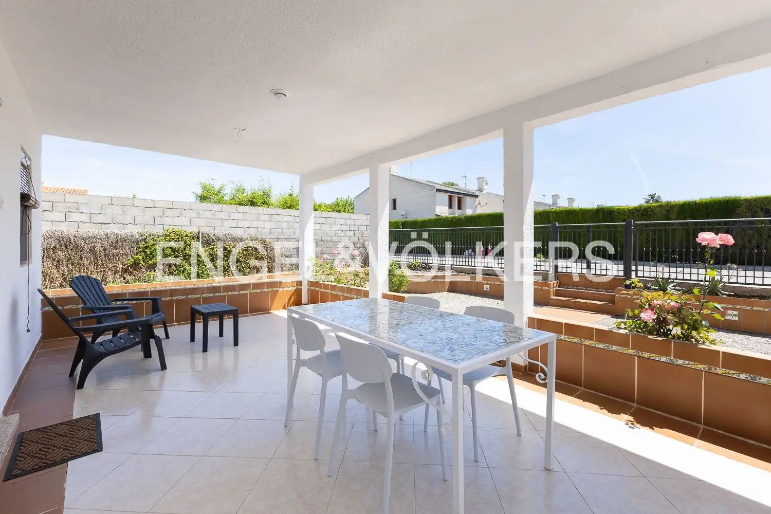 Terrace of Houses for rent in Sagunto / Sagunt  with Air Conditioner, Heating and Private garden