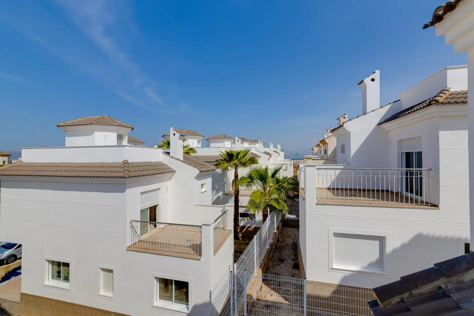 Vista exterior de Casa adosada en venta en San Fulgencio con Jardín privado, Terraza y Piscina comunitaria