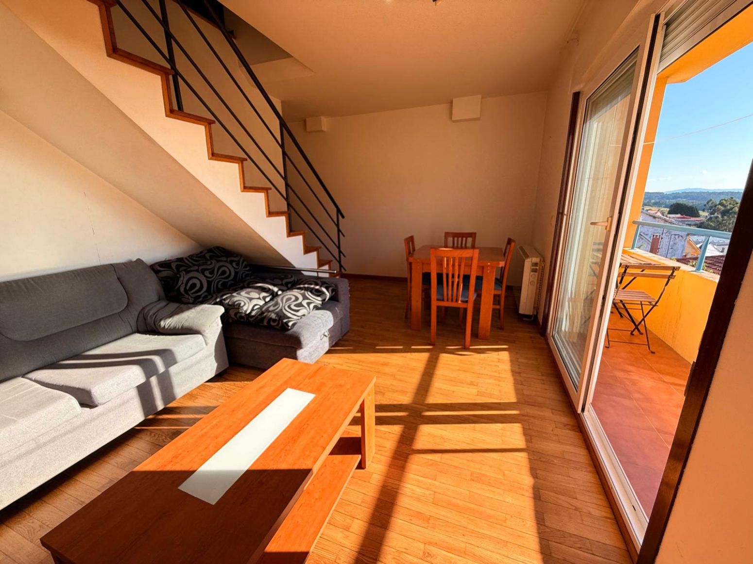 Living room of Flat for sale in Ribeira  with Heating and Parquet flooring