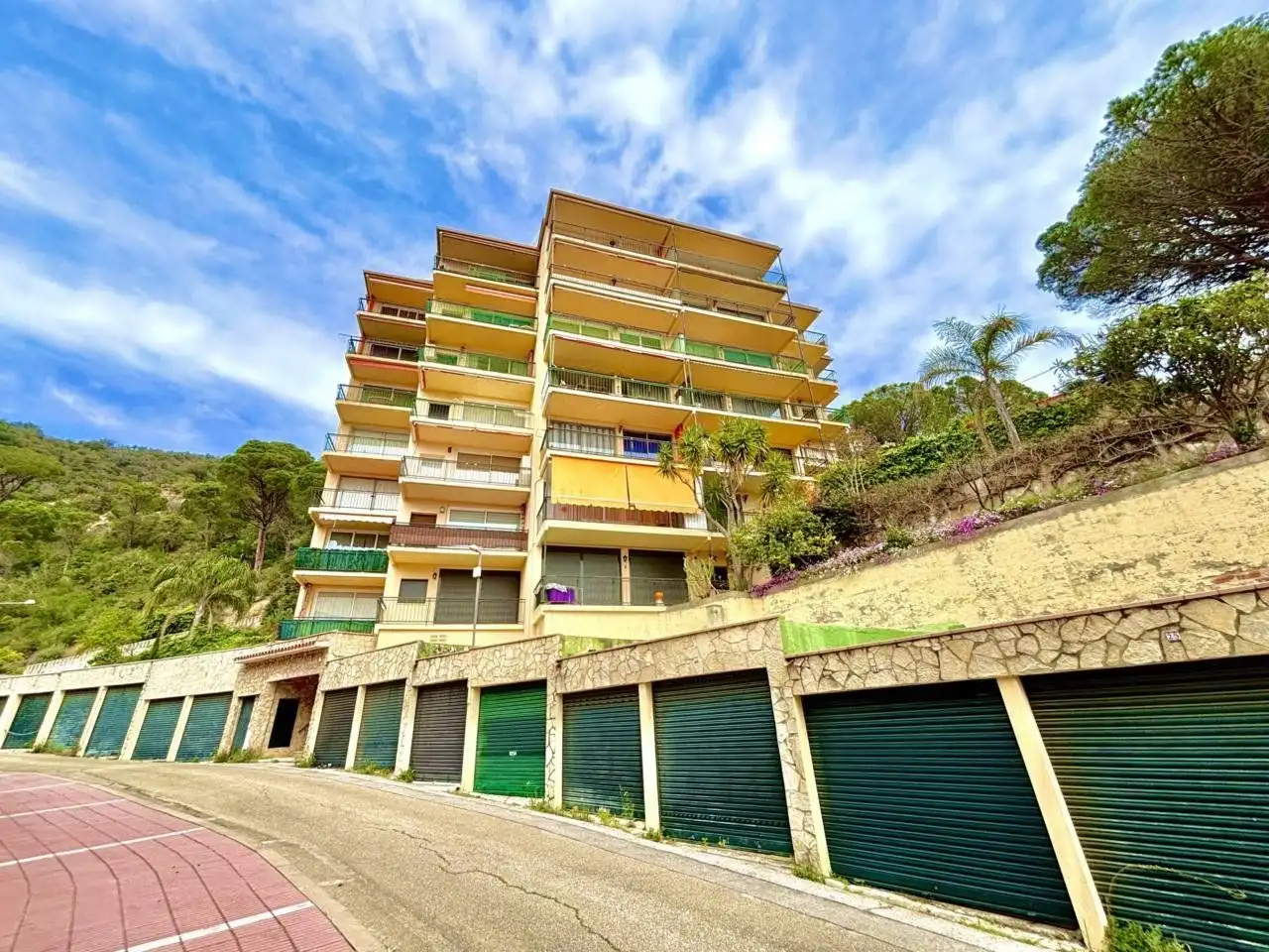 Vista exterior de Piso en venta en Santa Cristina d'Aro con Terraza