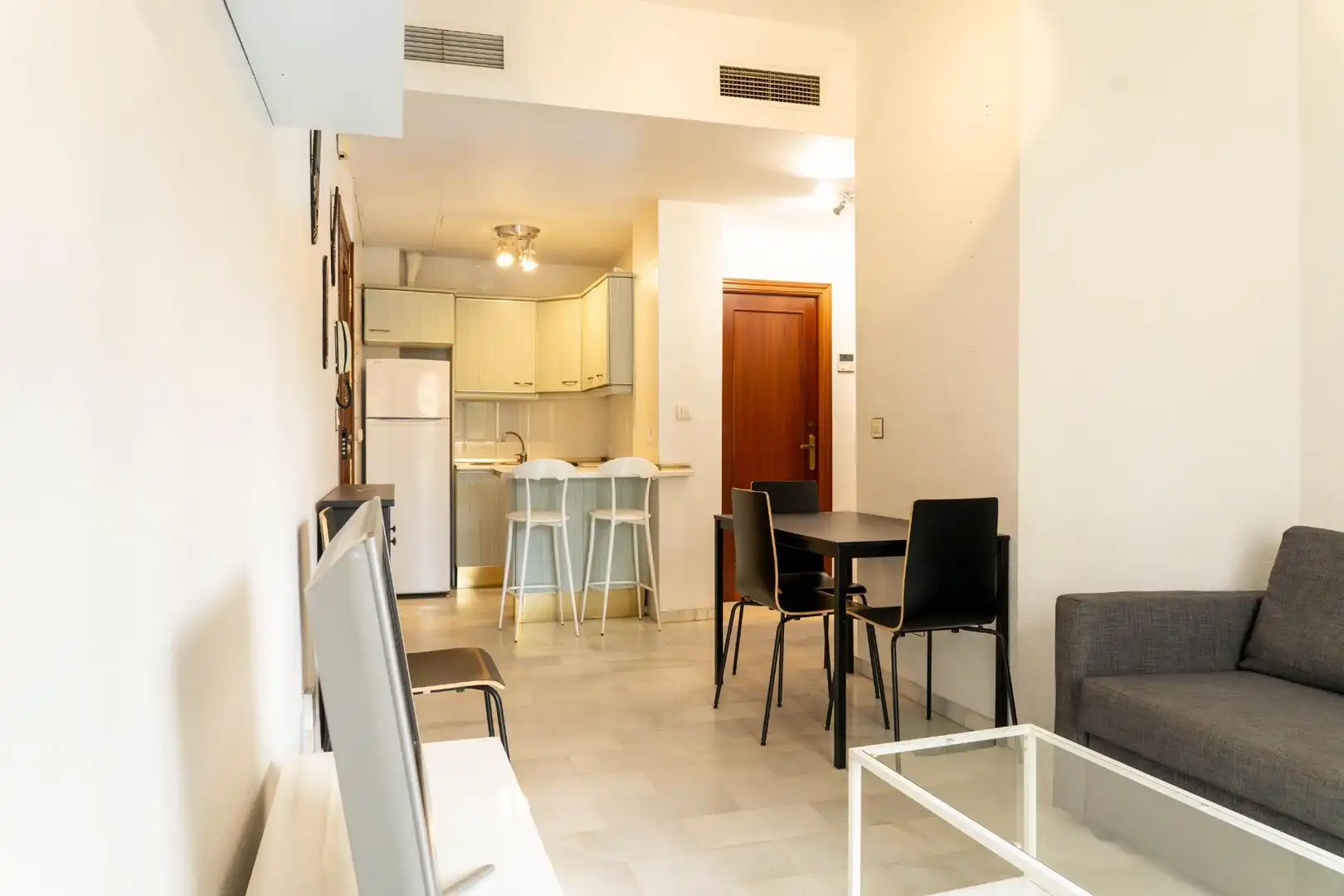 Esszimmer von Wohnung zum Verkauf in Sevilla mit Klimaanlage, Heizung und Privatgarten