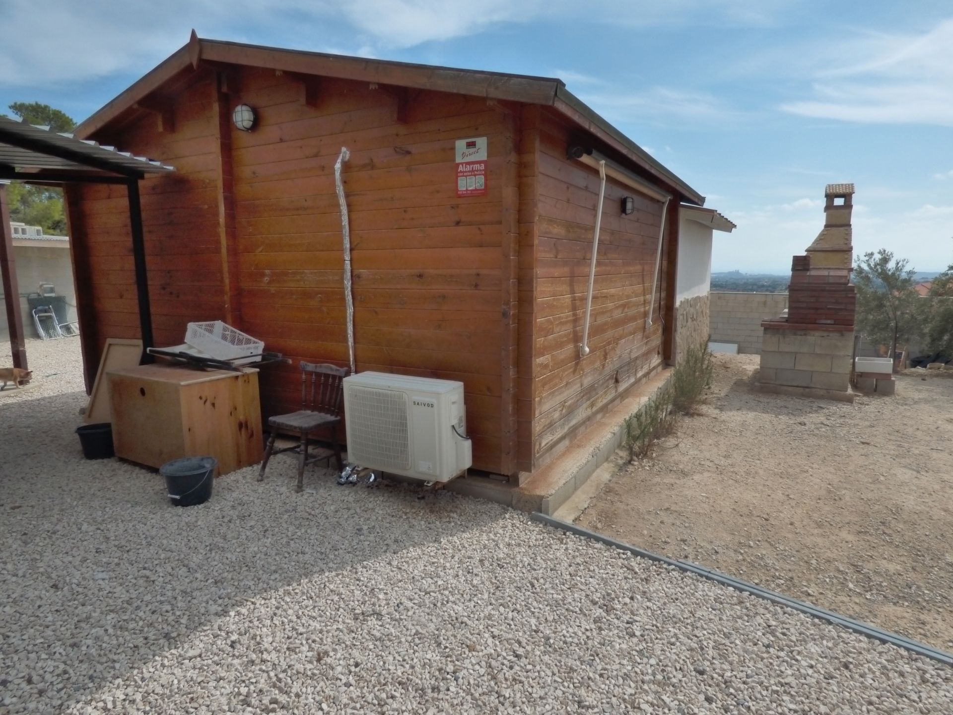 Exterior view of House or chalet for sale in Alicante / Alacant  with Air Conditioner, Heating and Private garden